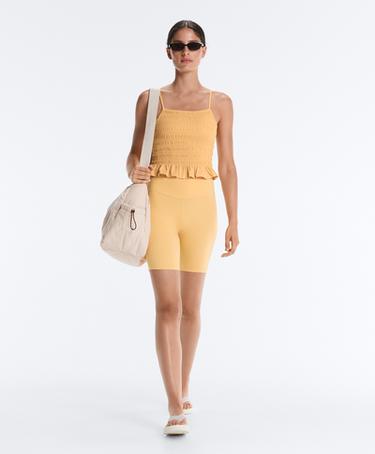 Comfortlux smock tank top — BURNT YELLOW 6