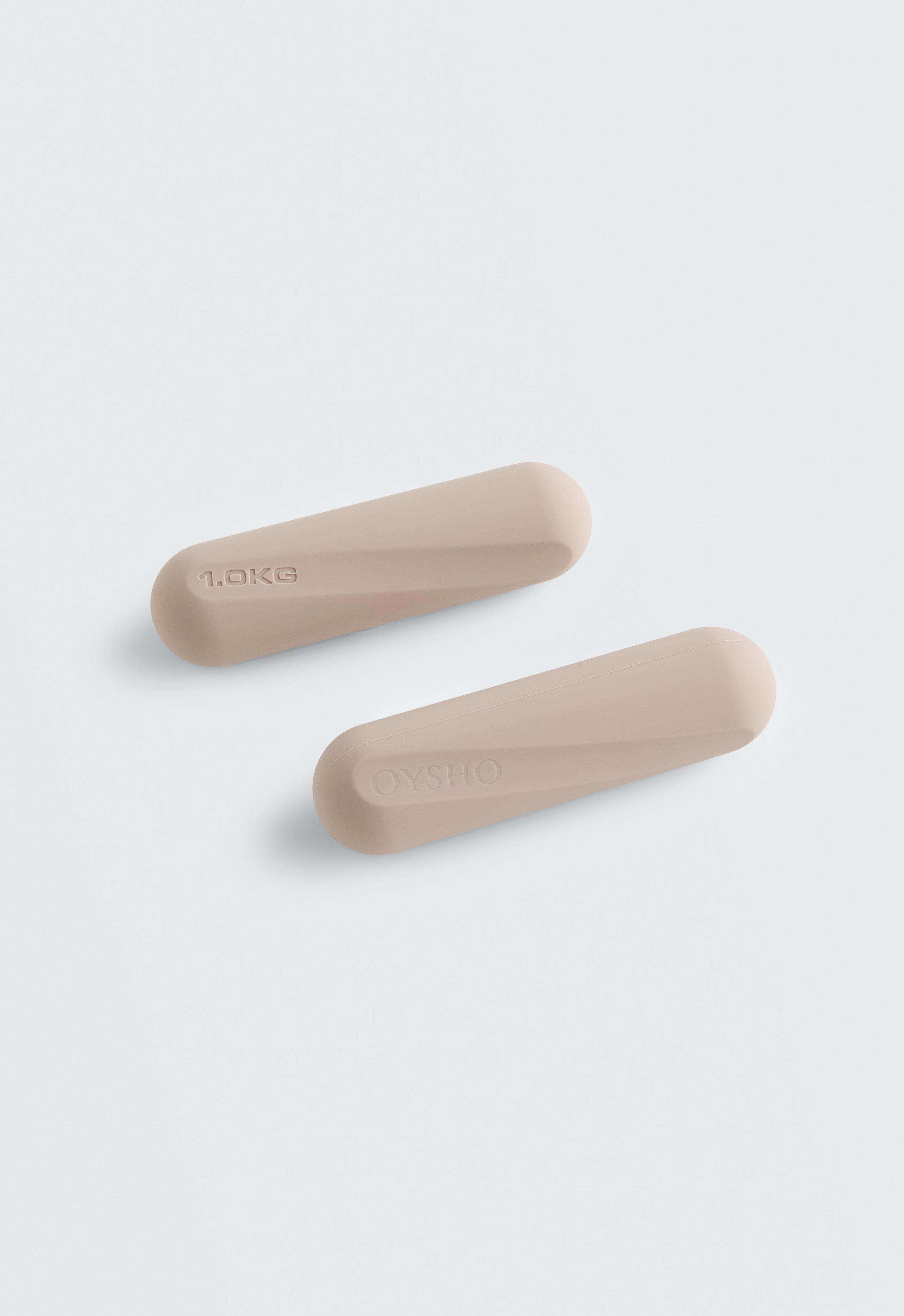 2 x 1kg bar weights — MID-MINK