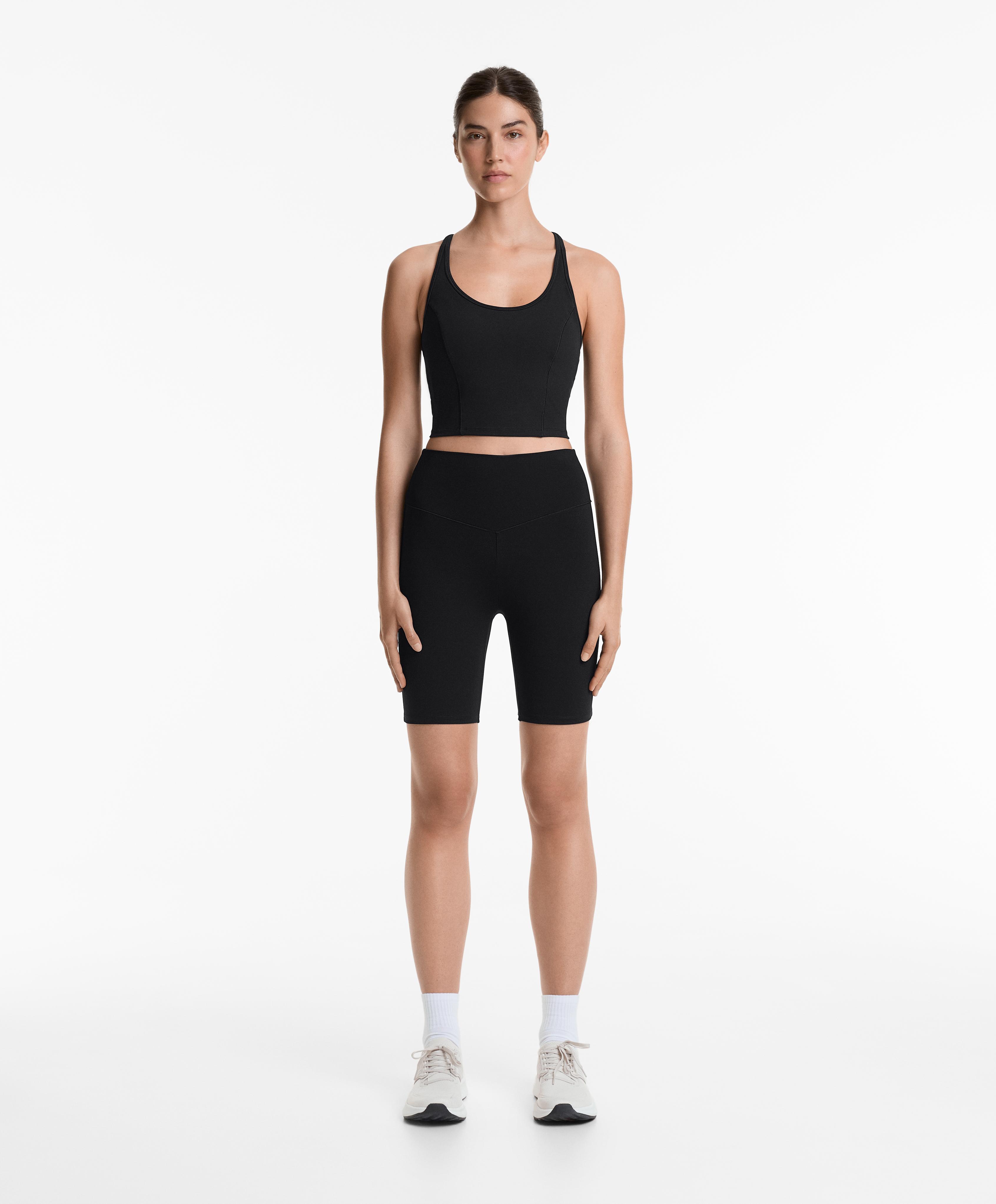 Black biker evermove total look