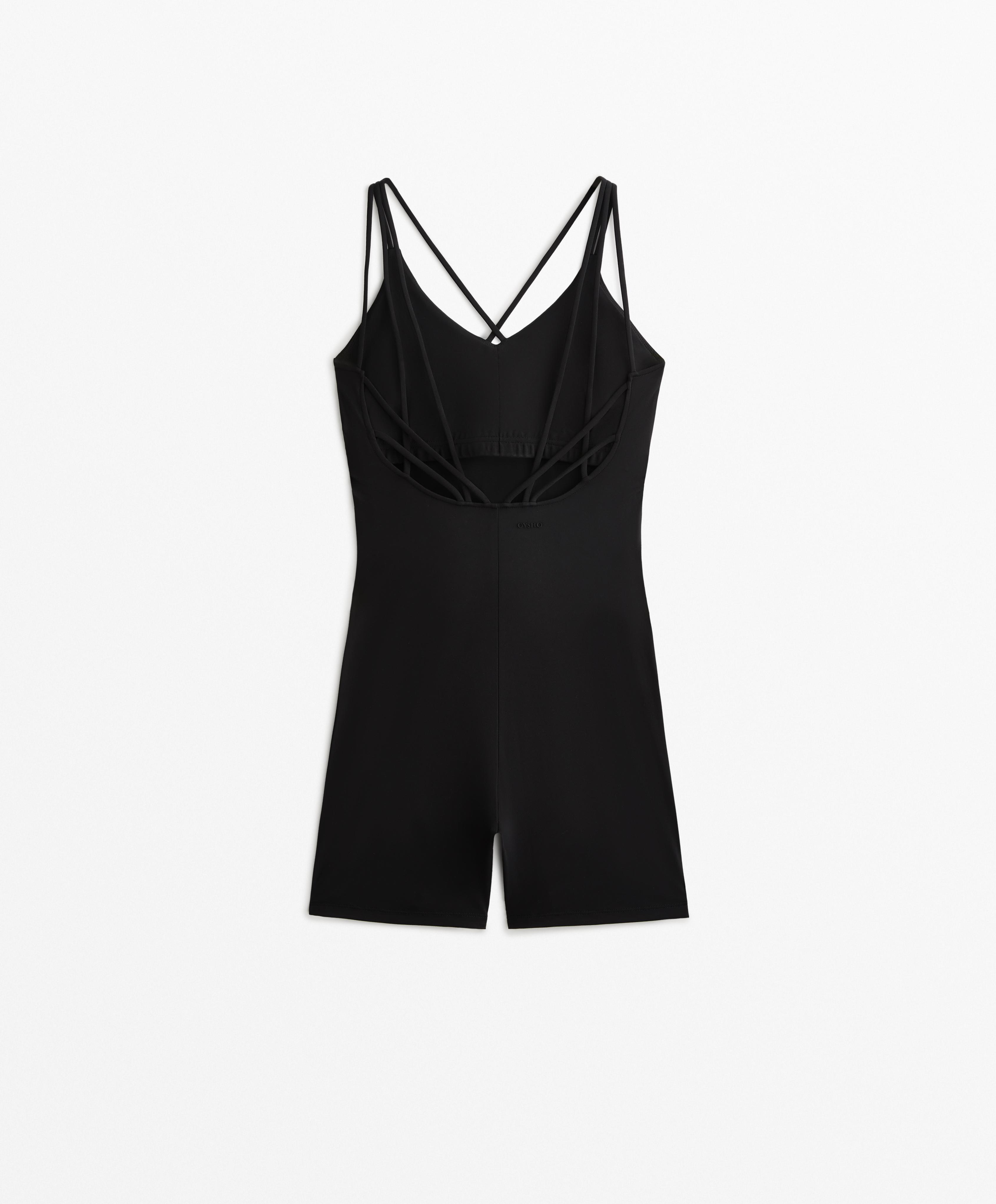 Comfortlux double strap short jumpsuit