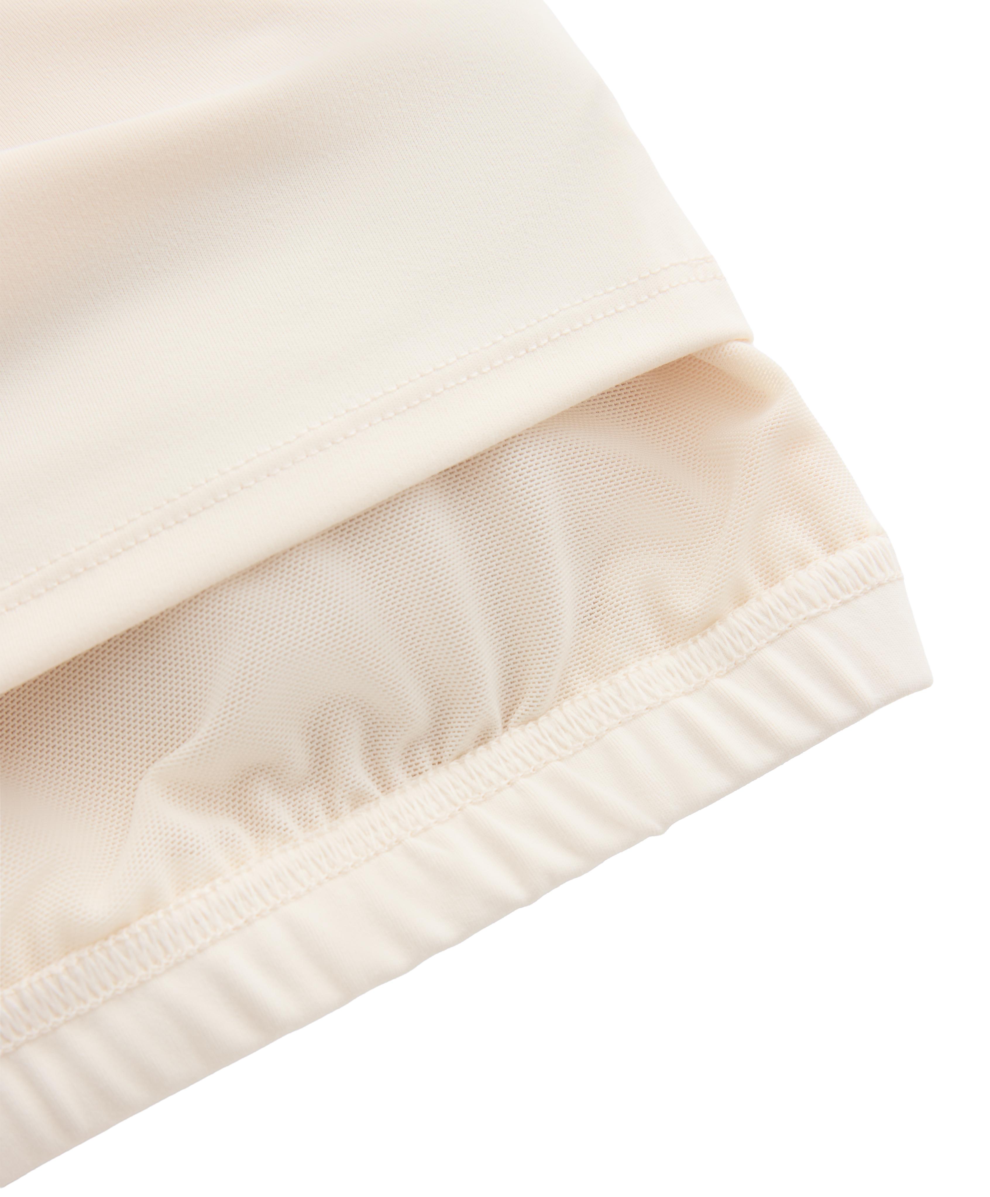 Comfortlux contrast strap tank top — PALE ECRU
