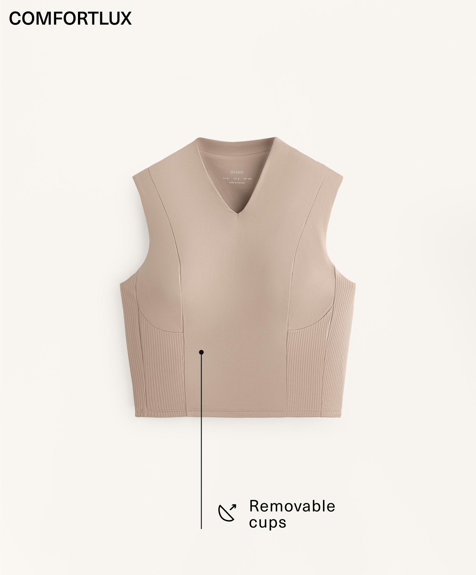 Comfortlux rib tank top