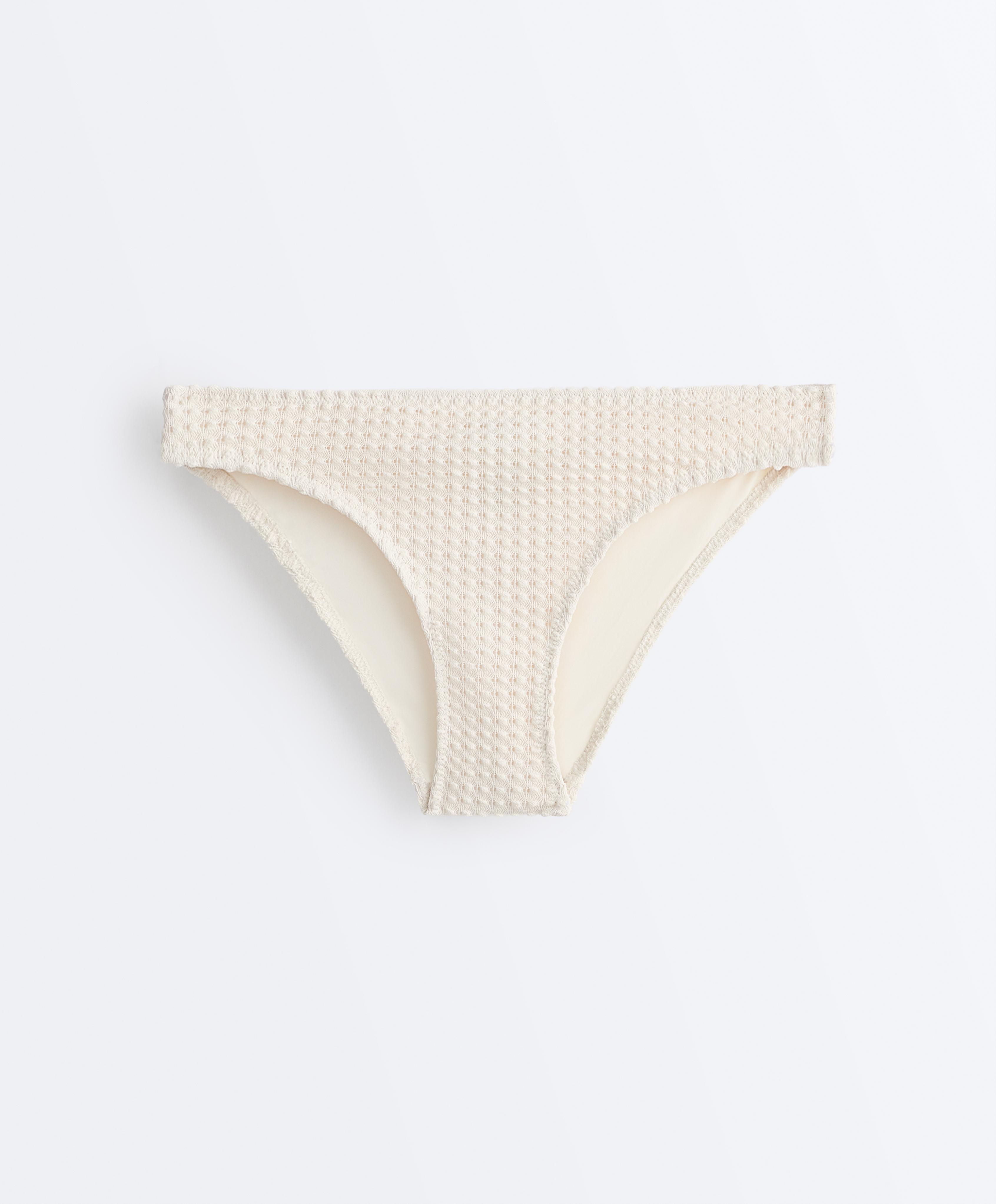 Bikini braga clásica crochet burbuja