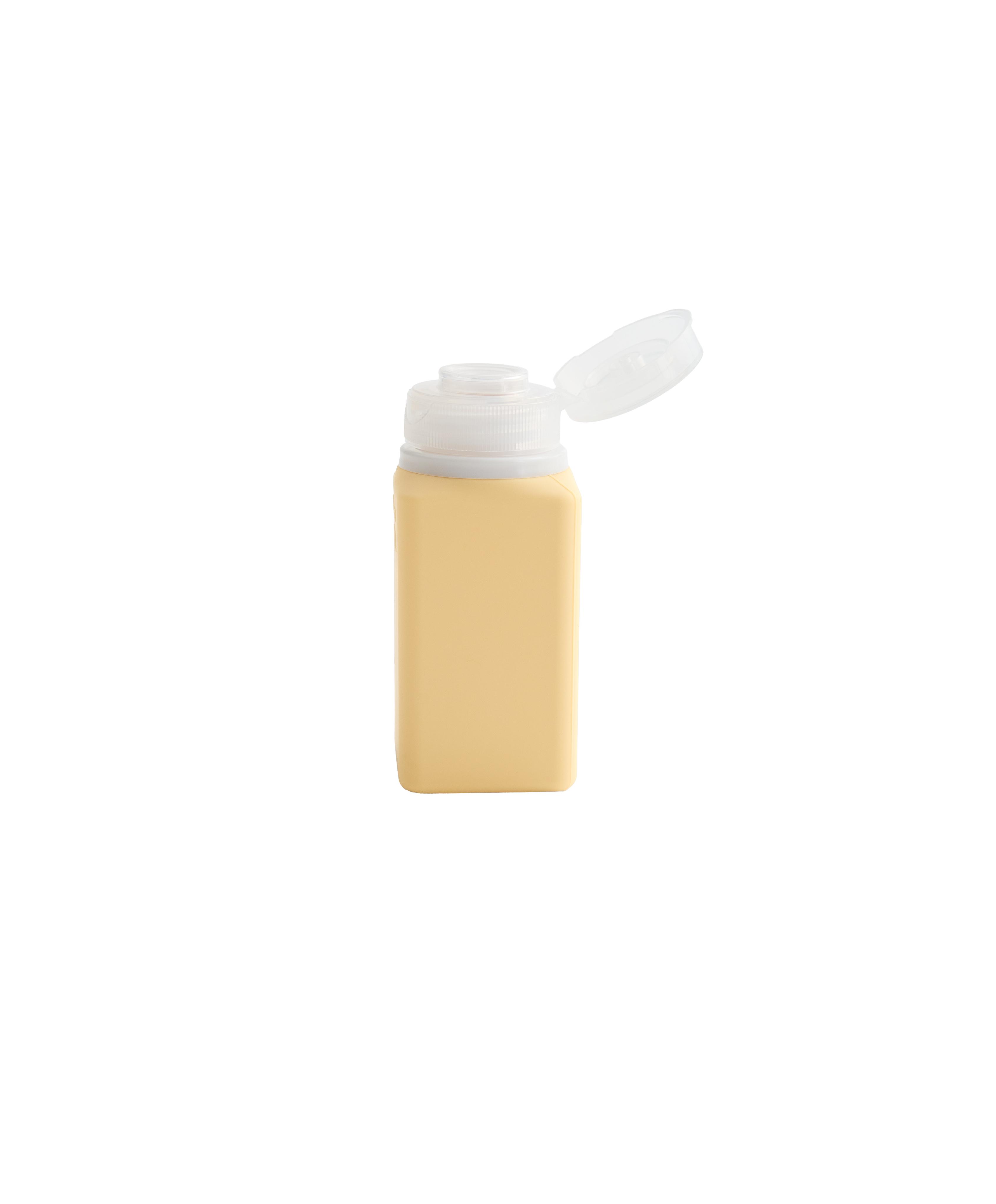 4-bottle travel wash bag — YELLOW