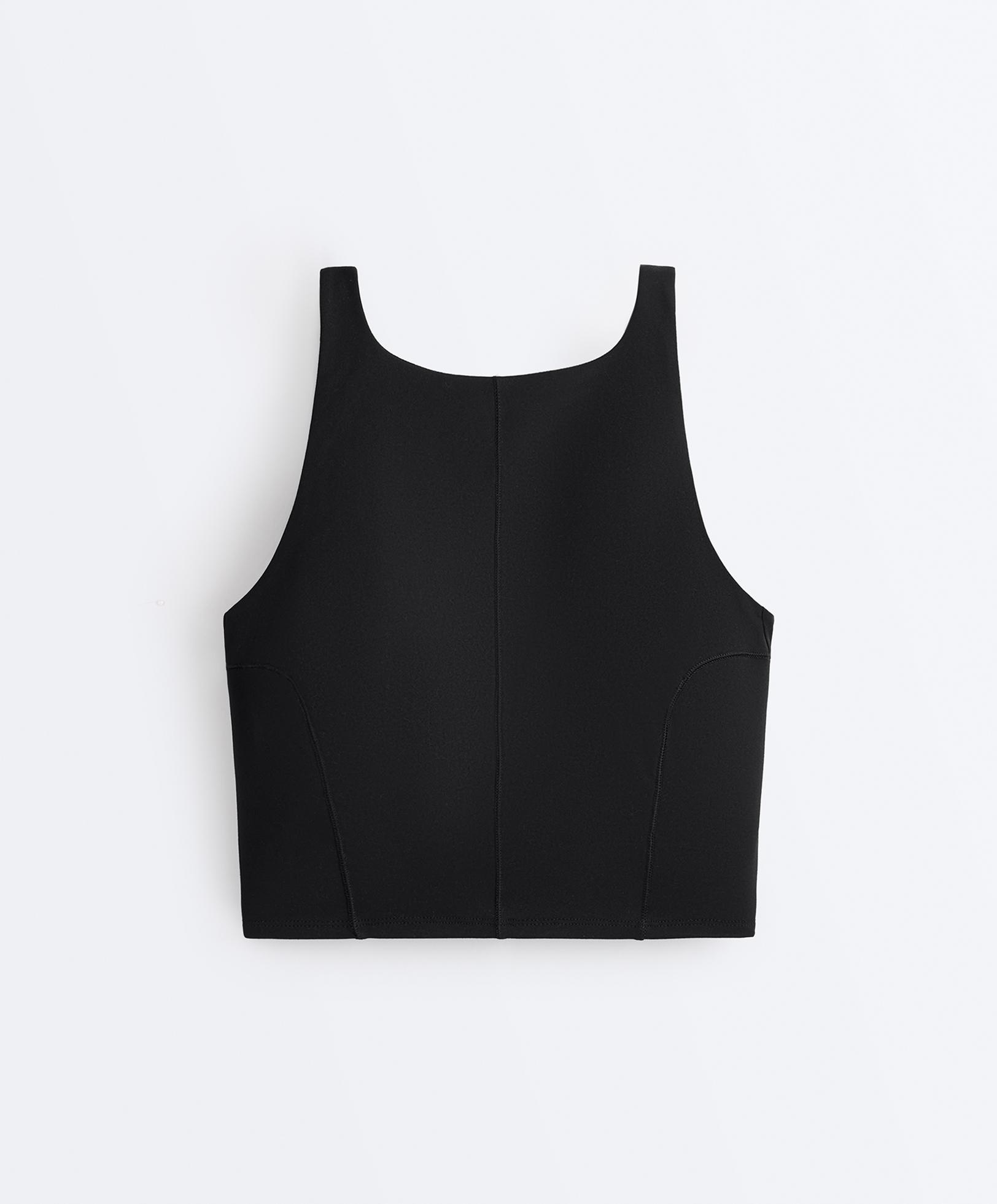 Evermove tank top with straps — BLACK