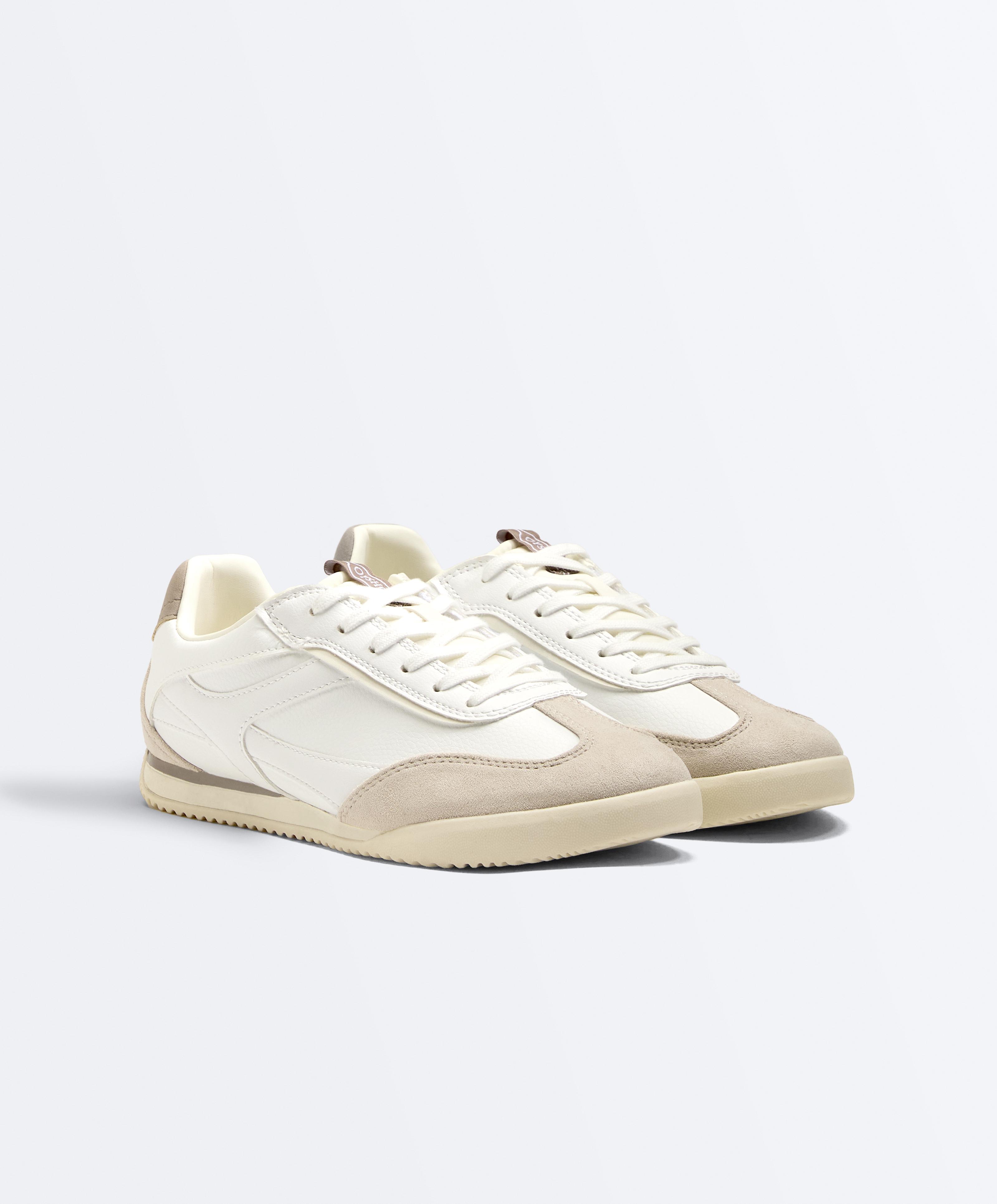 Retro-style trainers — WHITE
