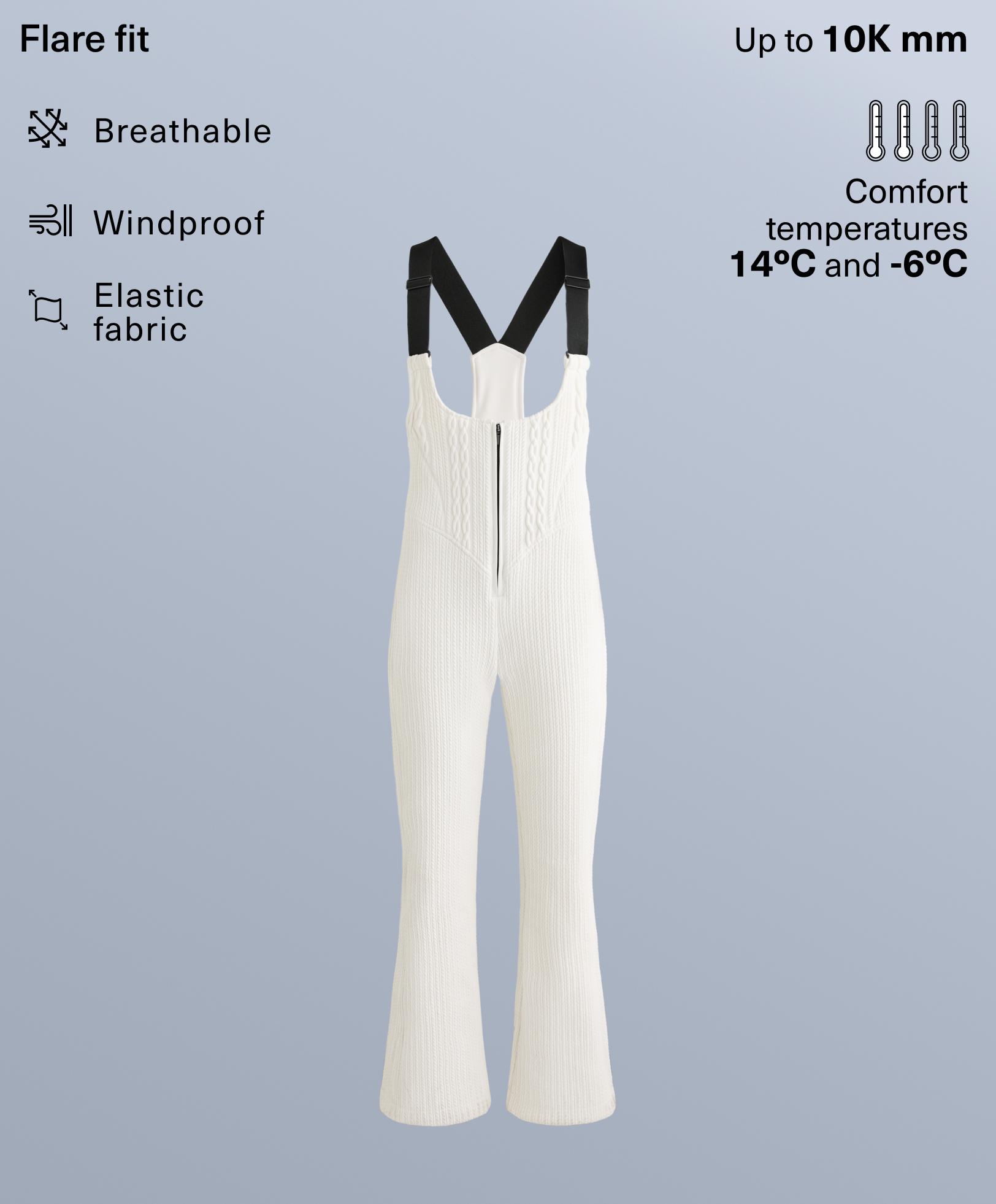 Water-resistant SKI flare dungarees Water-resistant SKI flare dungarees