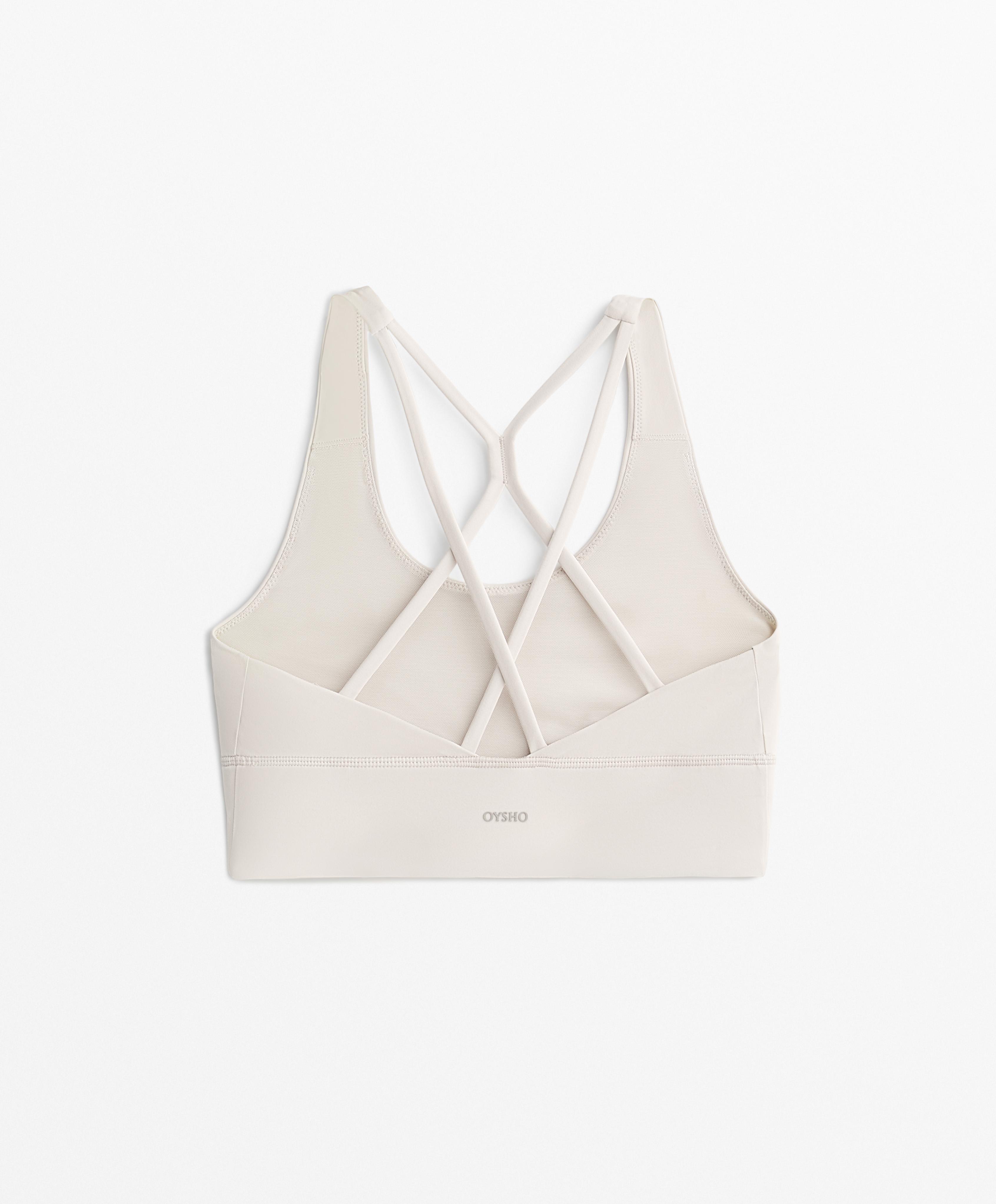 Medium-support comfortlux sports bra with cups