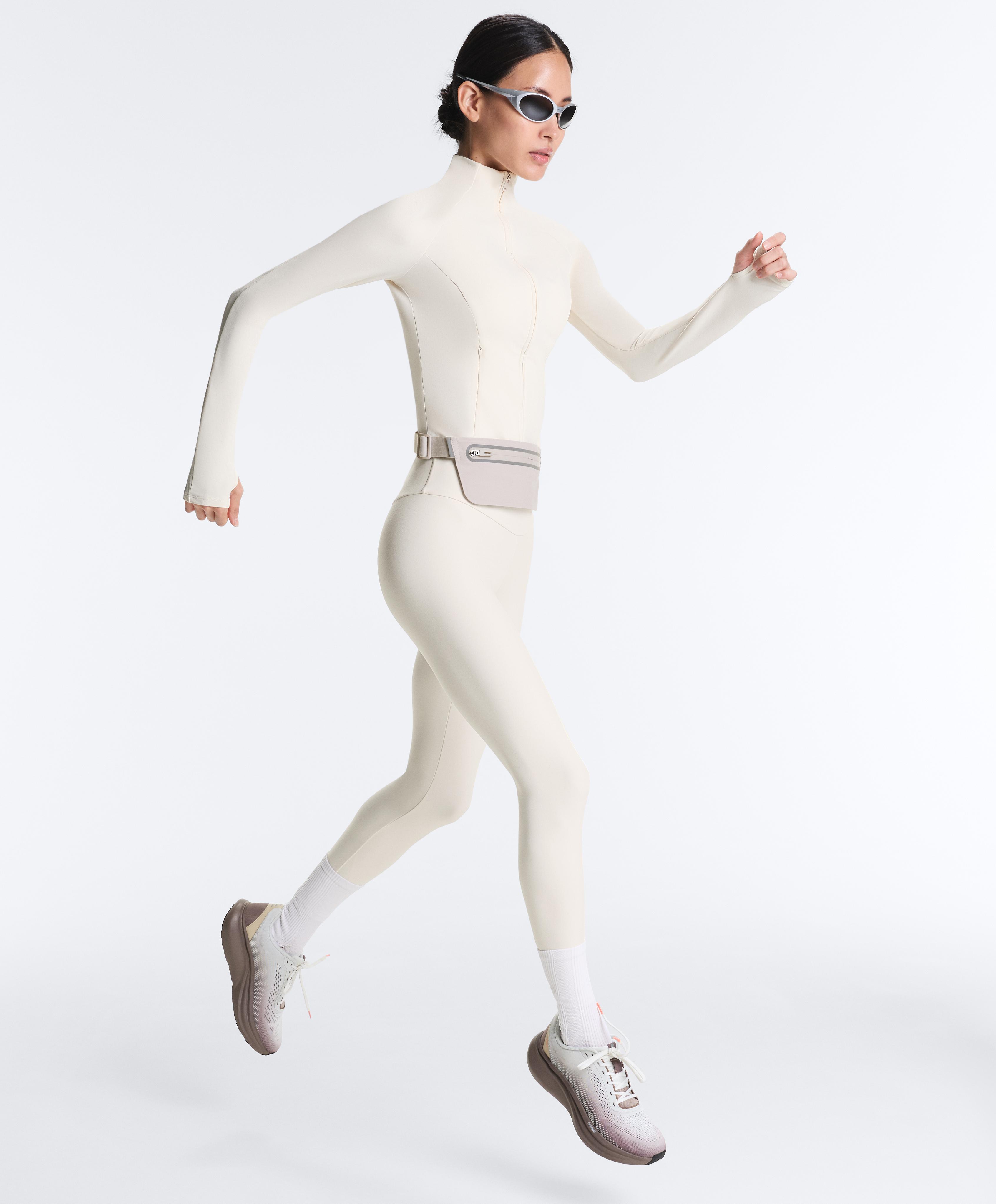 Light warm technical jacket — PALE ECRU