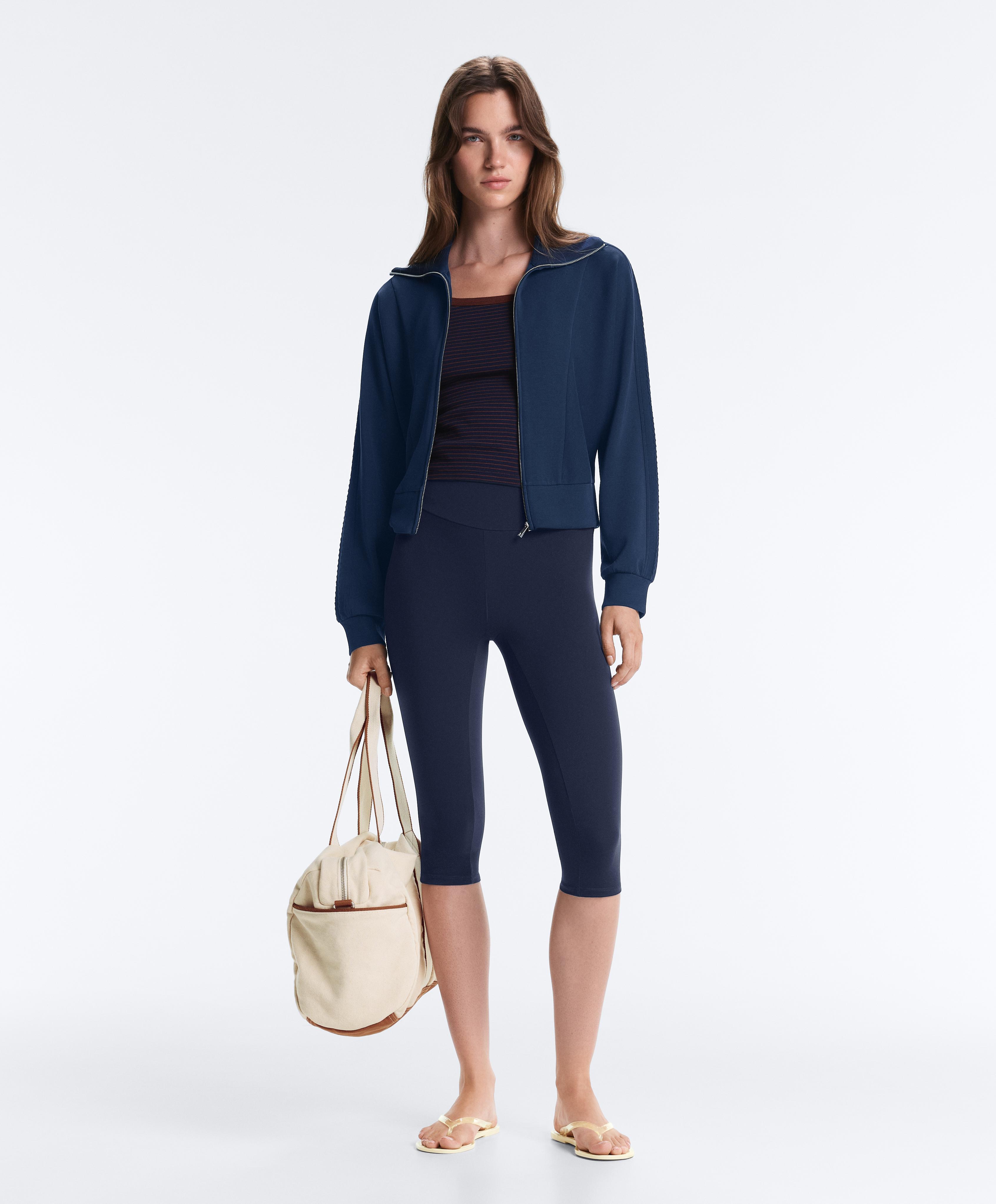 Soft-touch modal bomber jacket Soft-touch modal bomber jacket