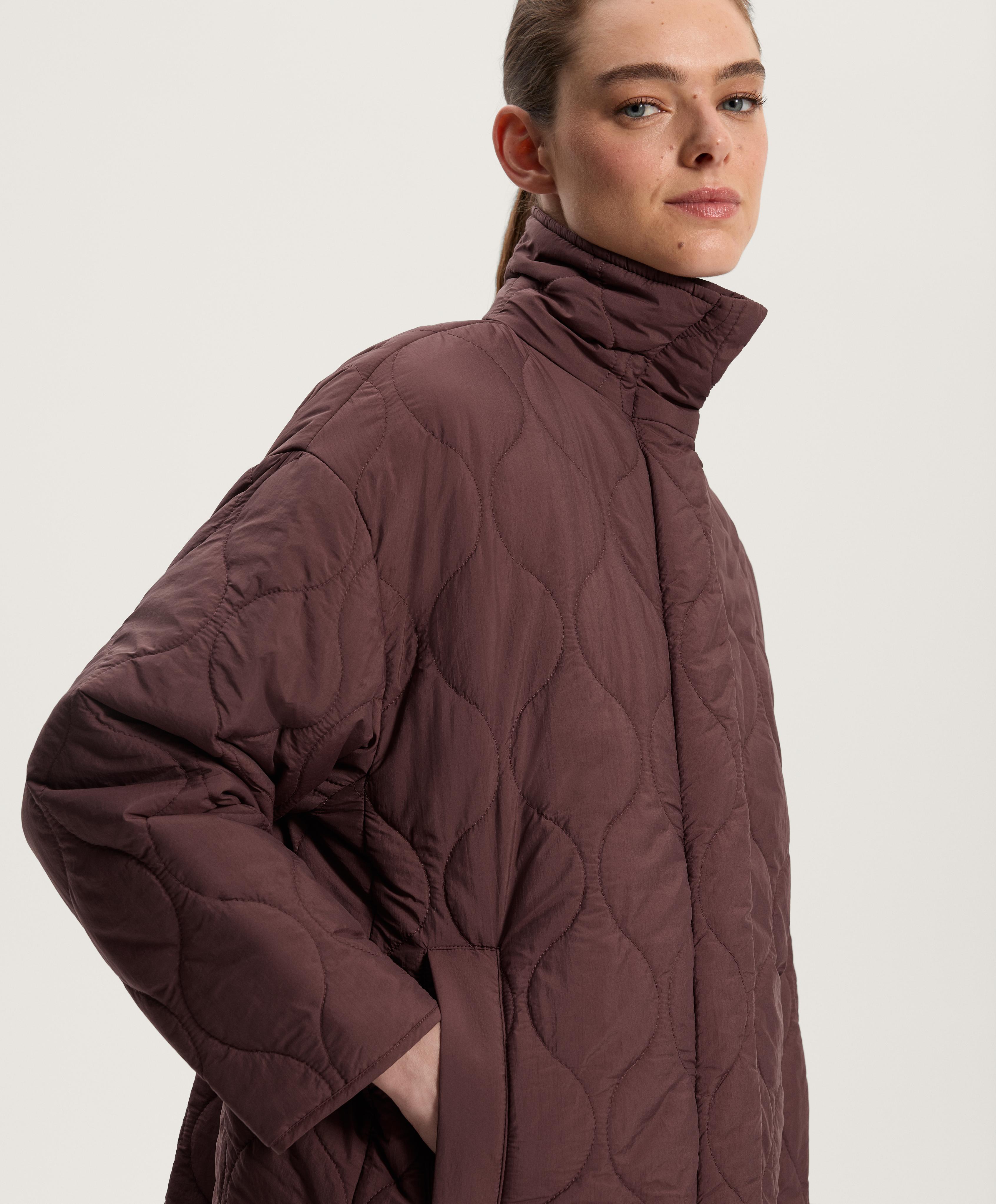 Lekka pikowana kurtka oversize, wodoodporna FELLEX® z AEROGELEM