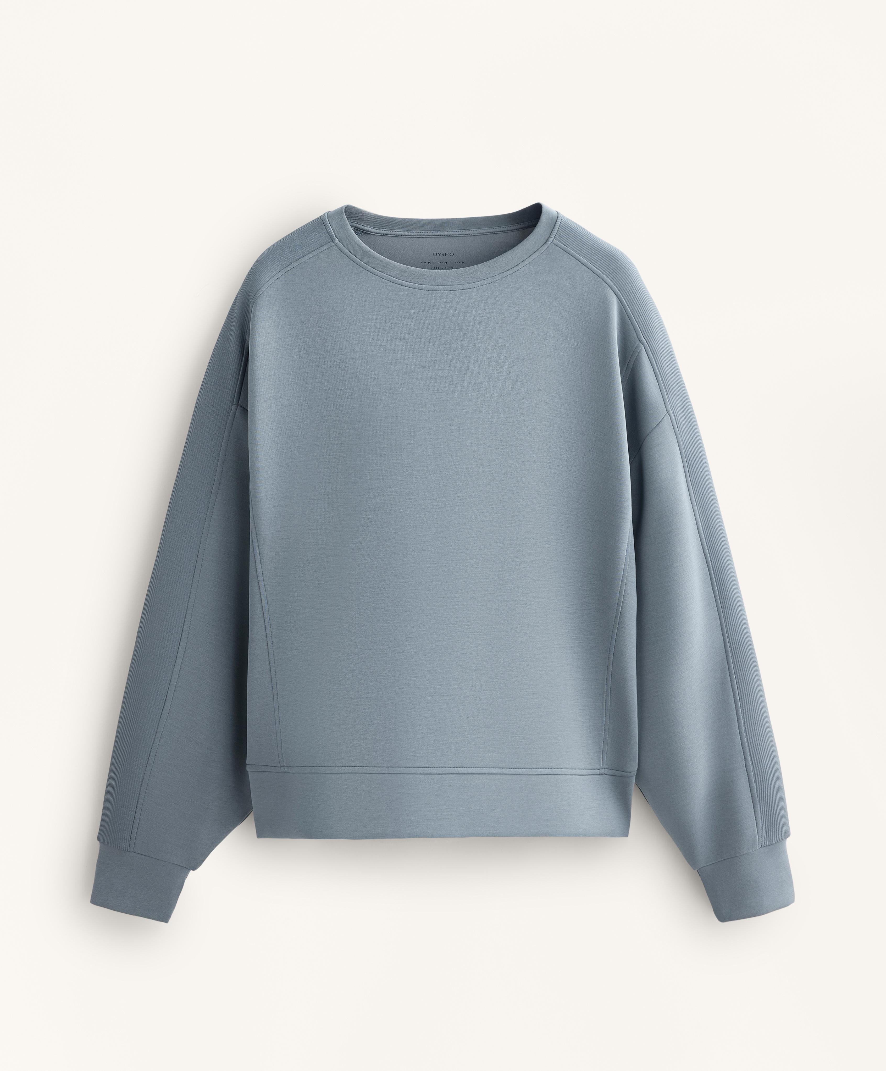 Sweat rib avec modal au toucher doux - Soldes