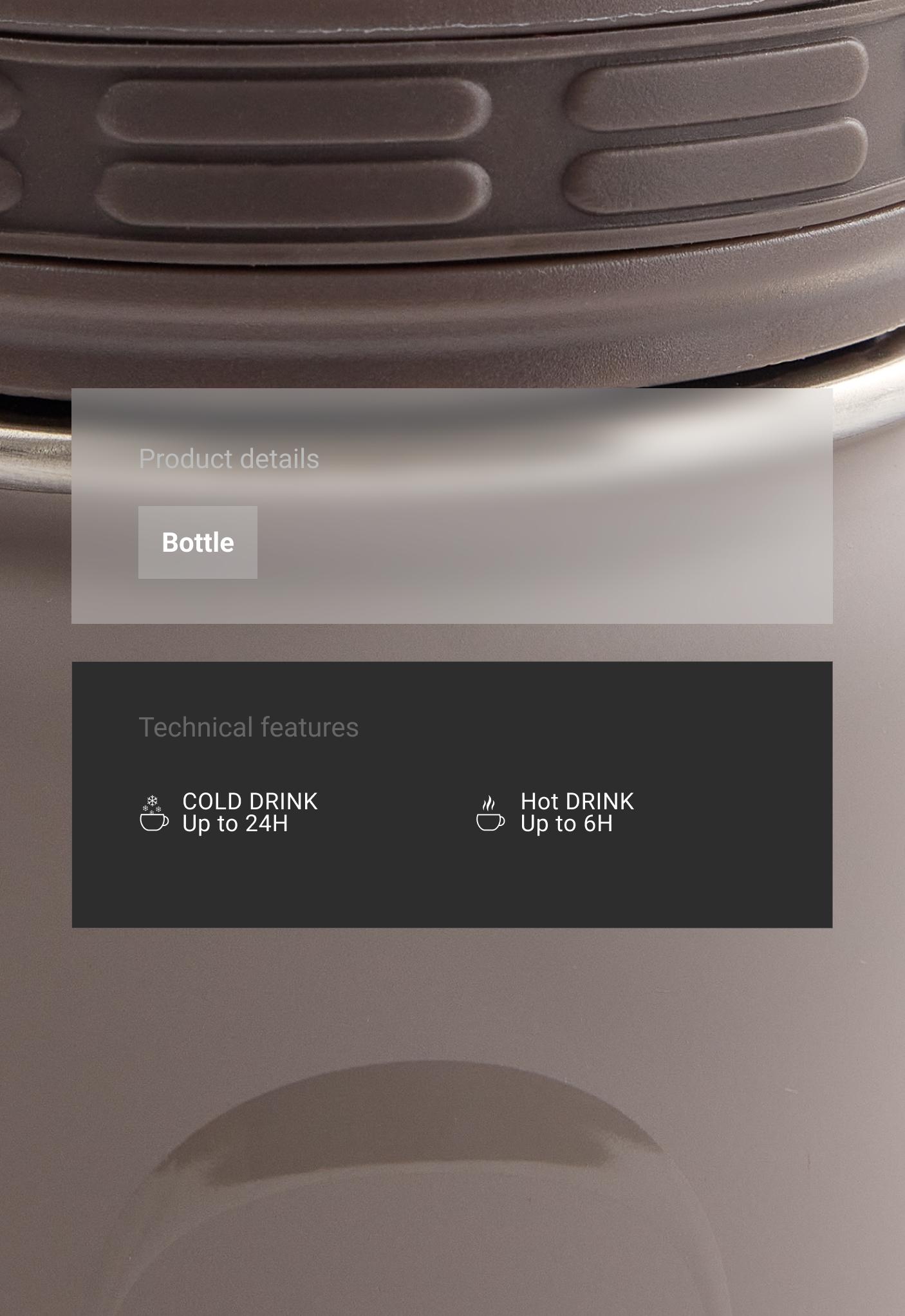 Soft-touch bottle Soft-touch bottle