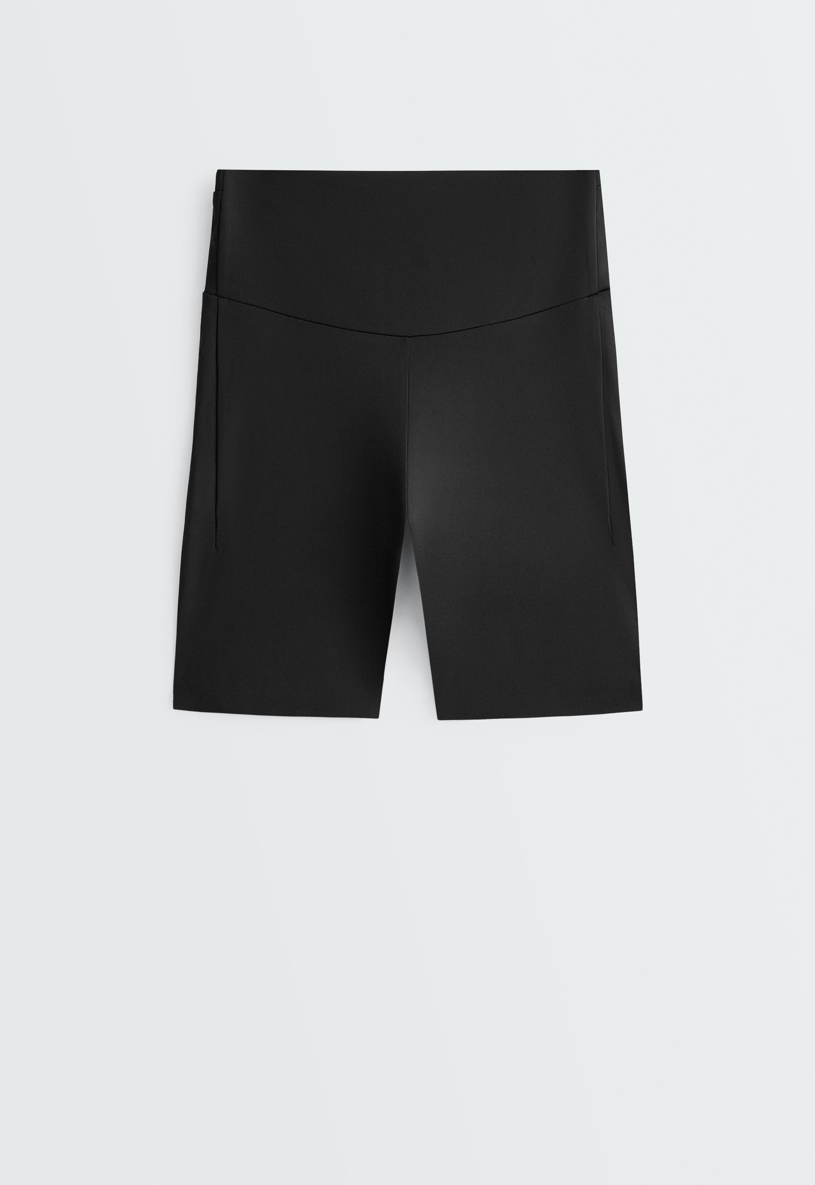 High-rise 15cm running cycle leggings — BLACK