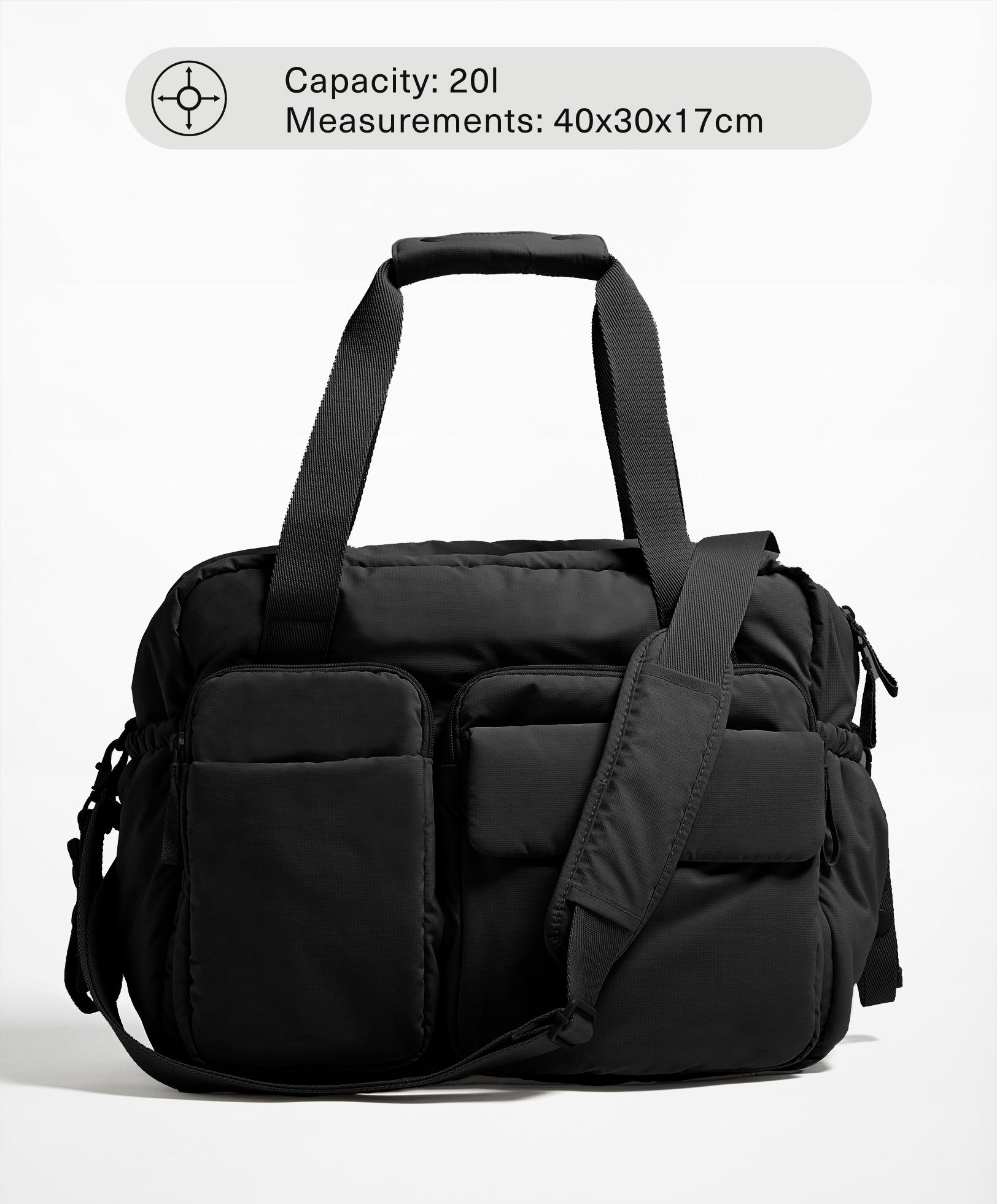 Maxi maternity bag — BLACK