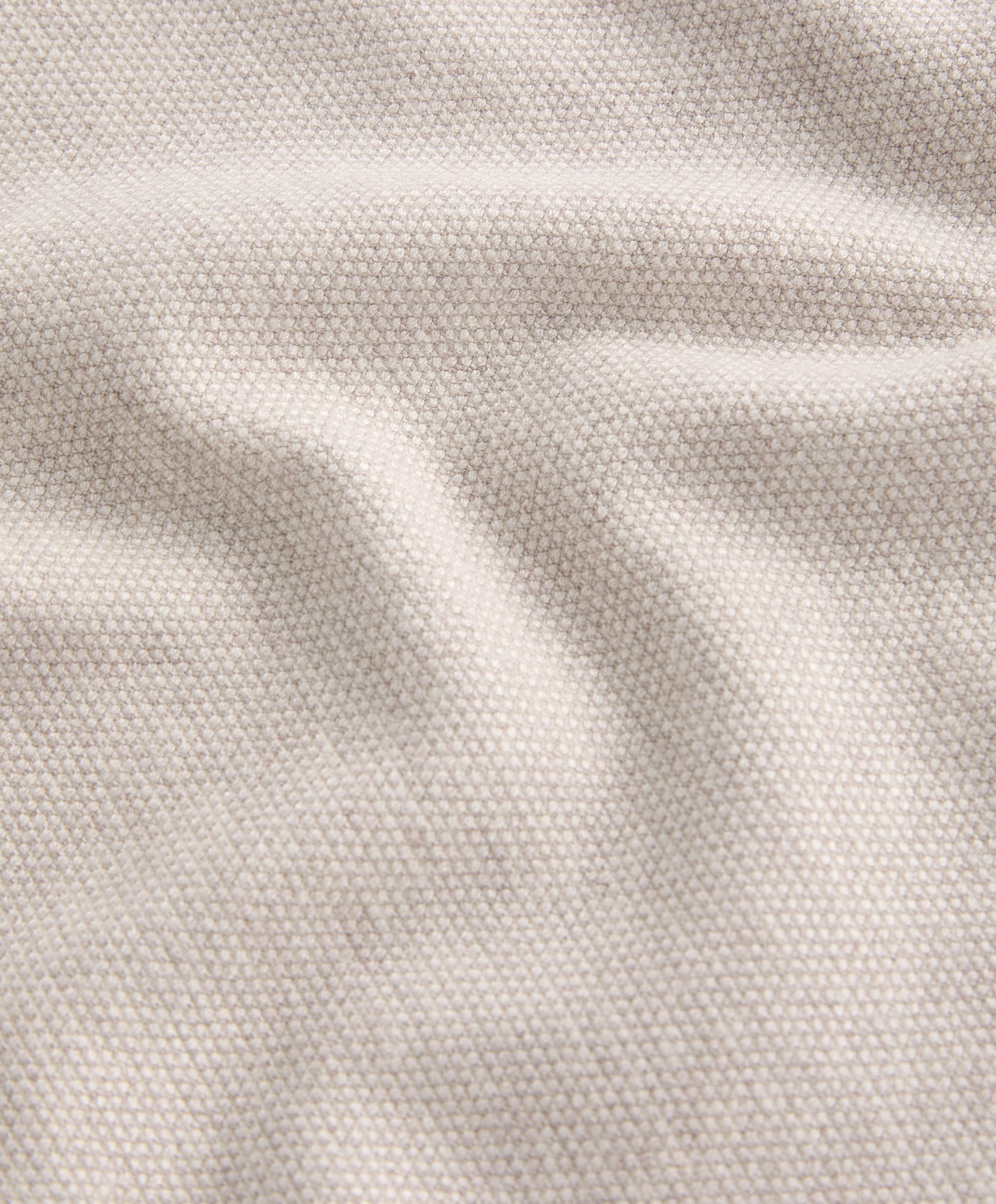 Wide straight-leg piqué knit trousers