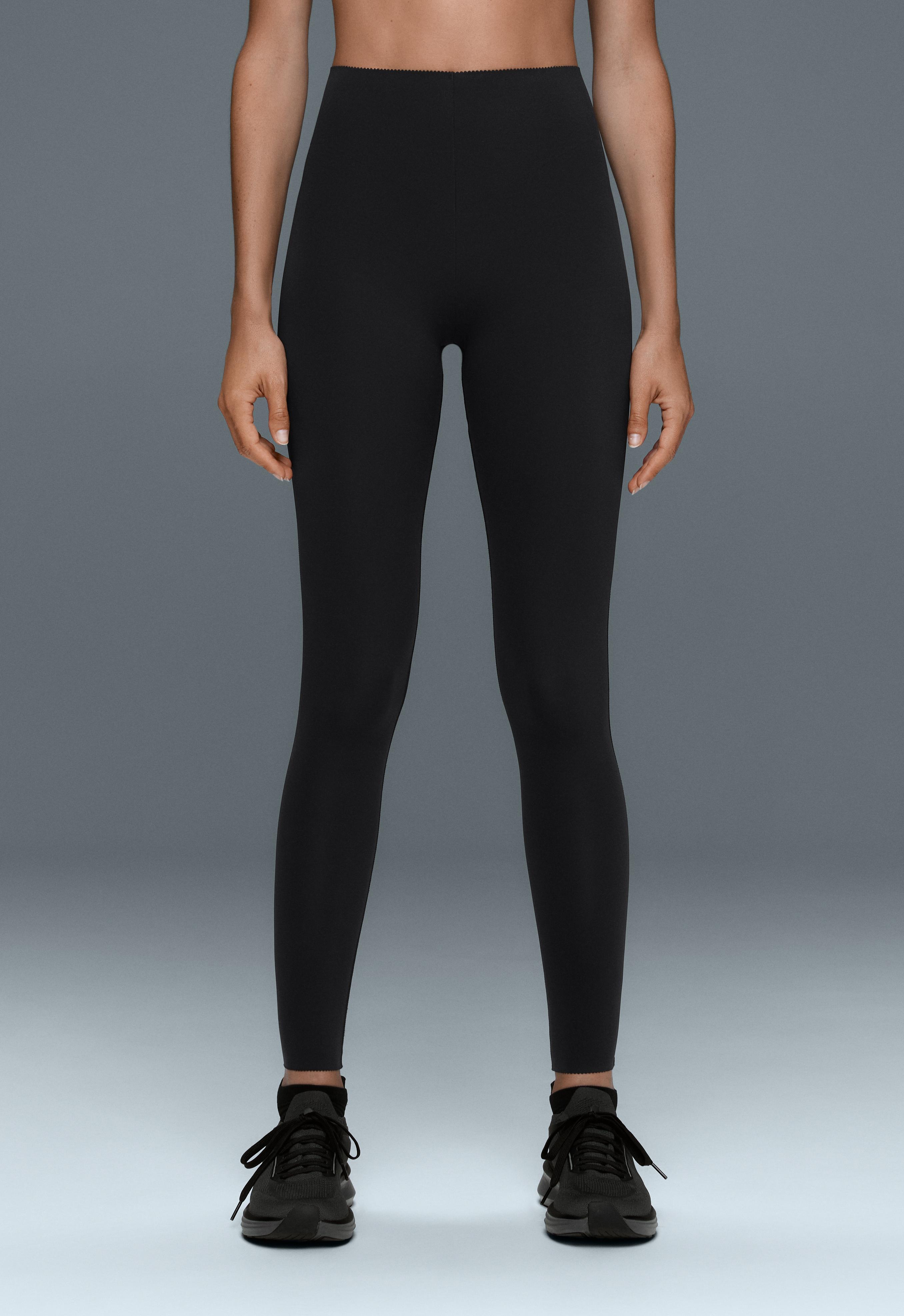 Compressive raise up high-rise ankle-length leggings Compressive raise up high-rise ankle-length leggings