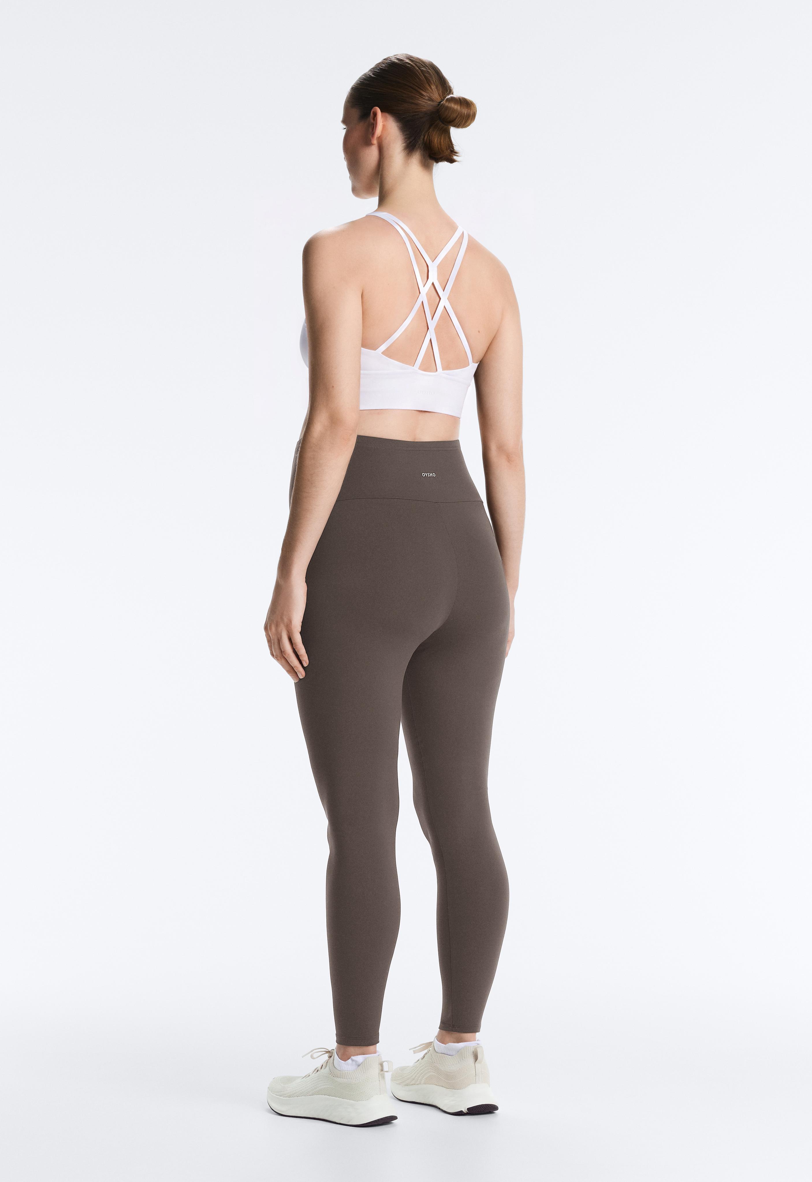 Comfortlux maternity leggings — BROWN-KHAKI