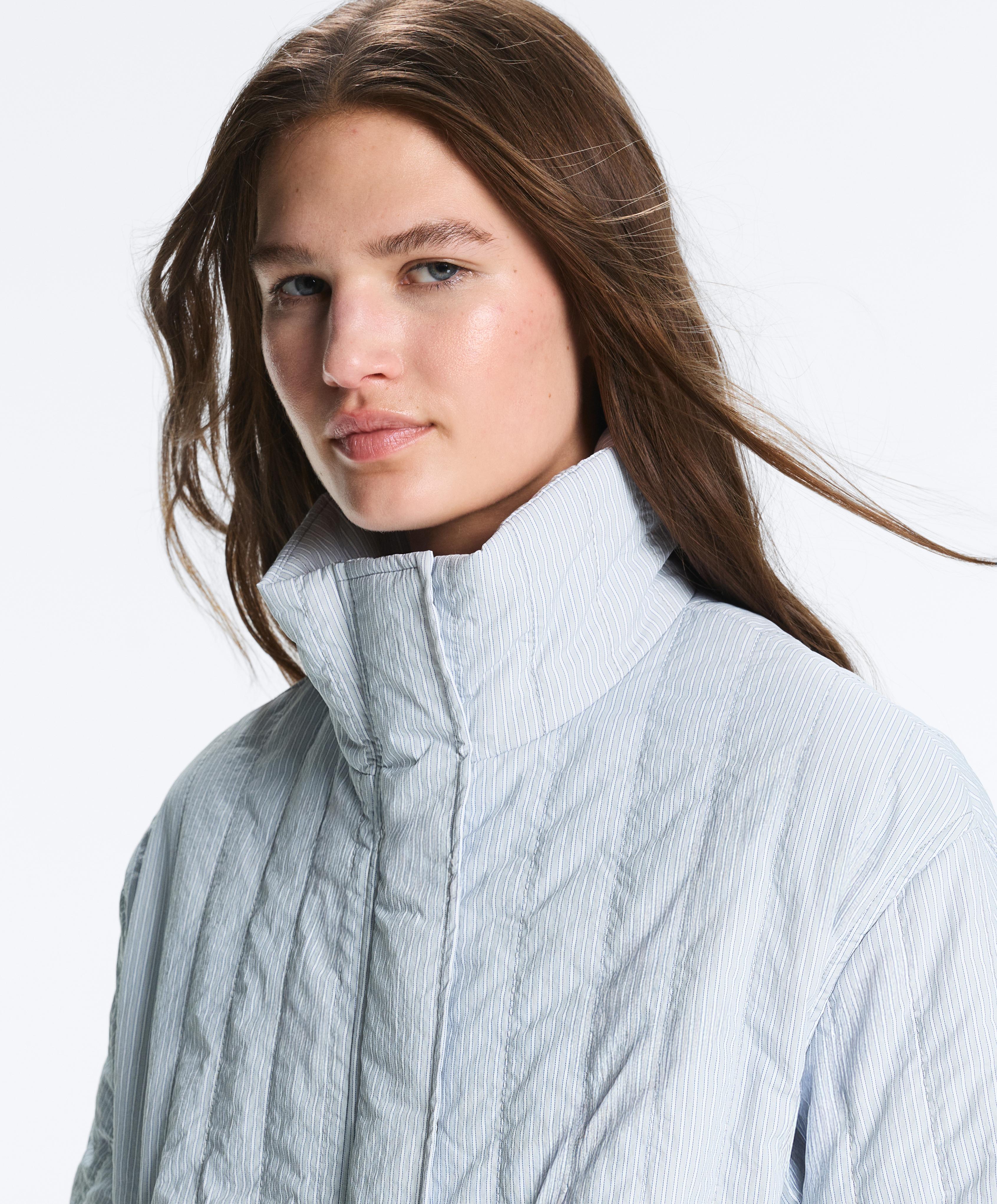 FELLEX® AEROGEL short padded jacket — BLUE-GREY