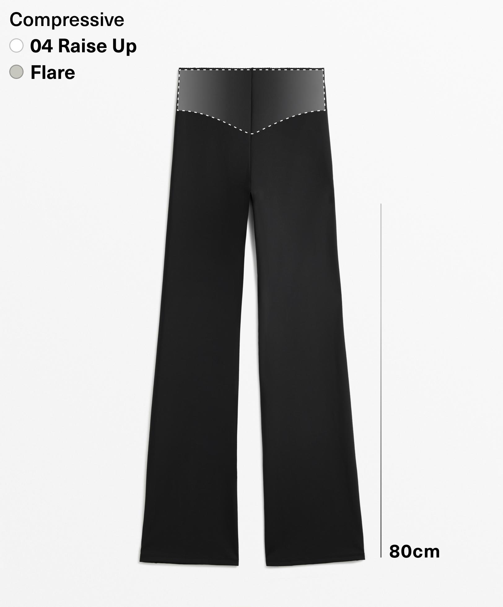 Pantalón flare compressive raise up