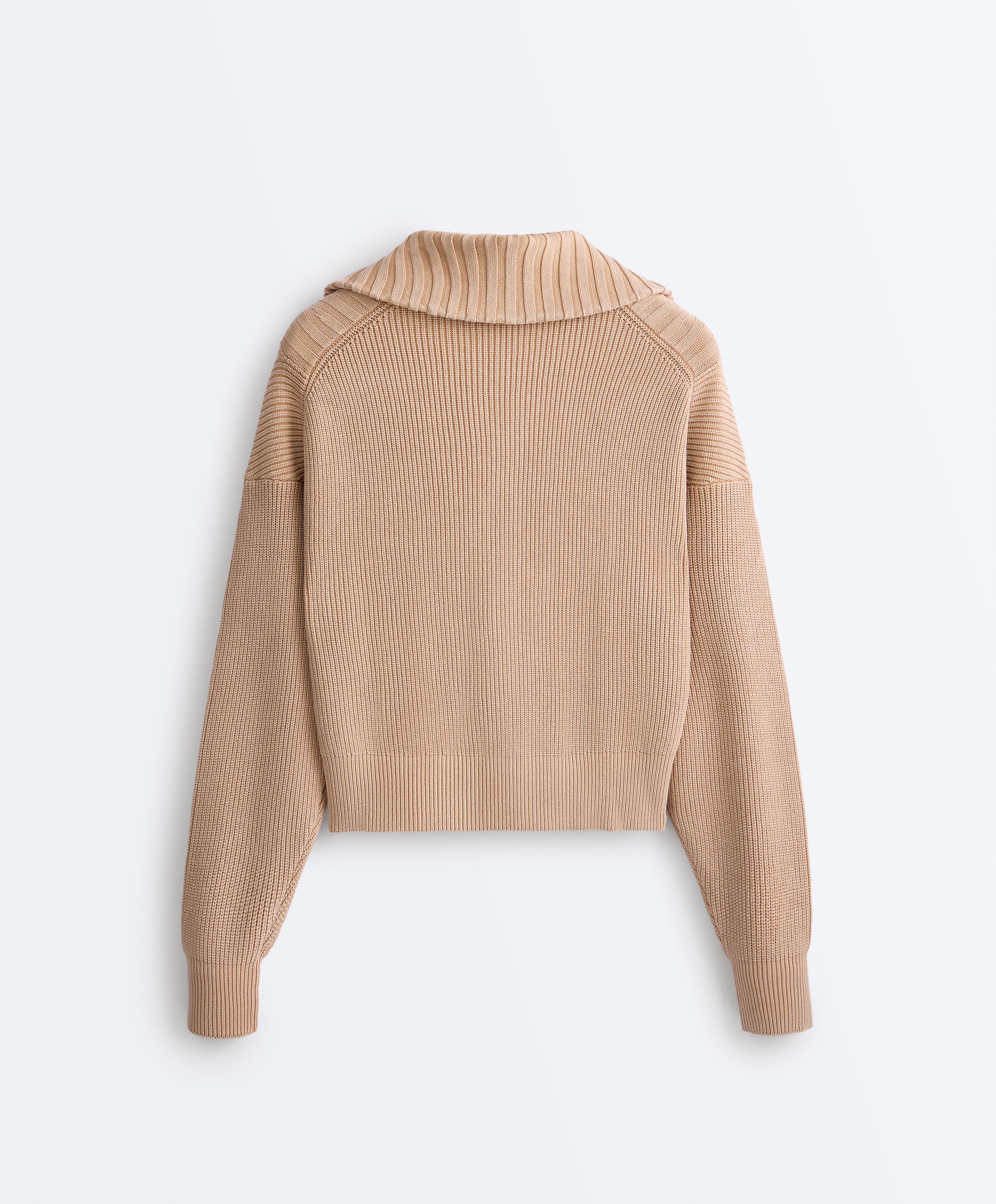 Ribbed knit jacket — PRALINE