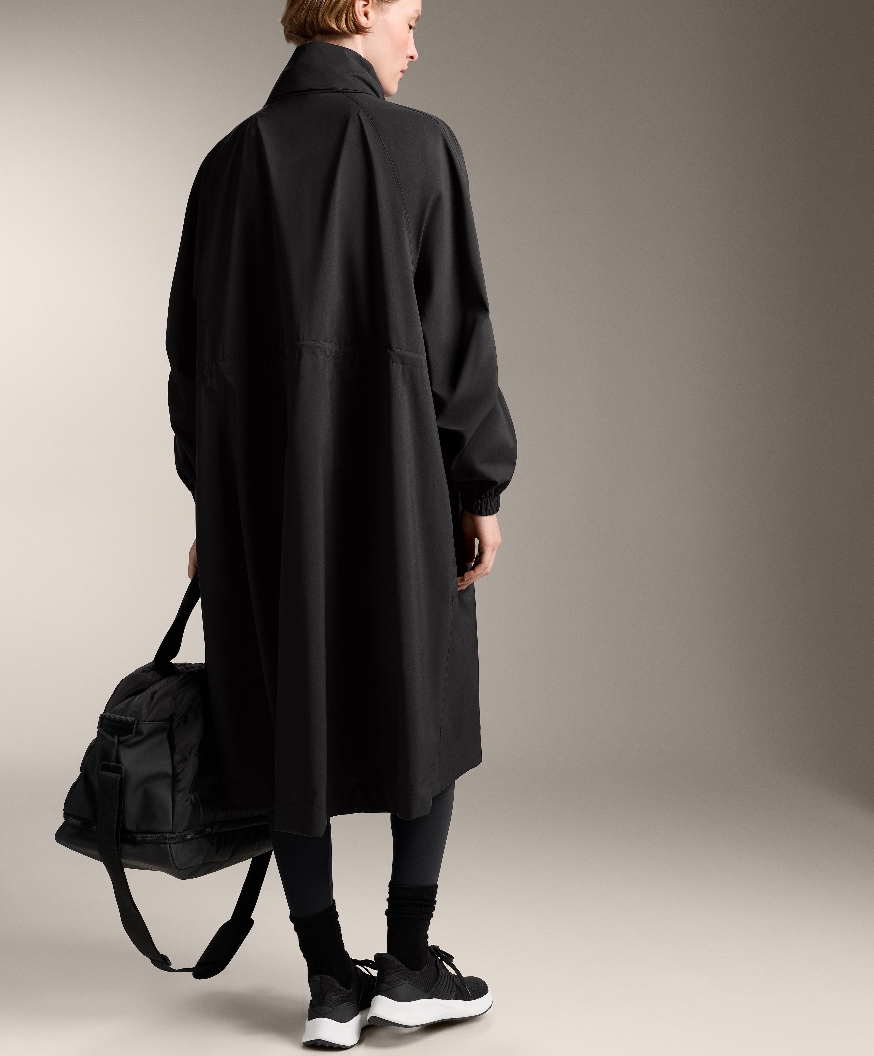 Long packable super extra lightweight 10k waterproof jacket