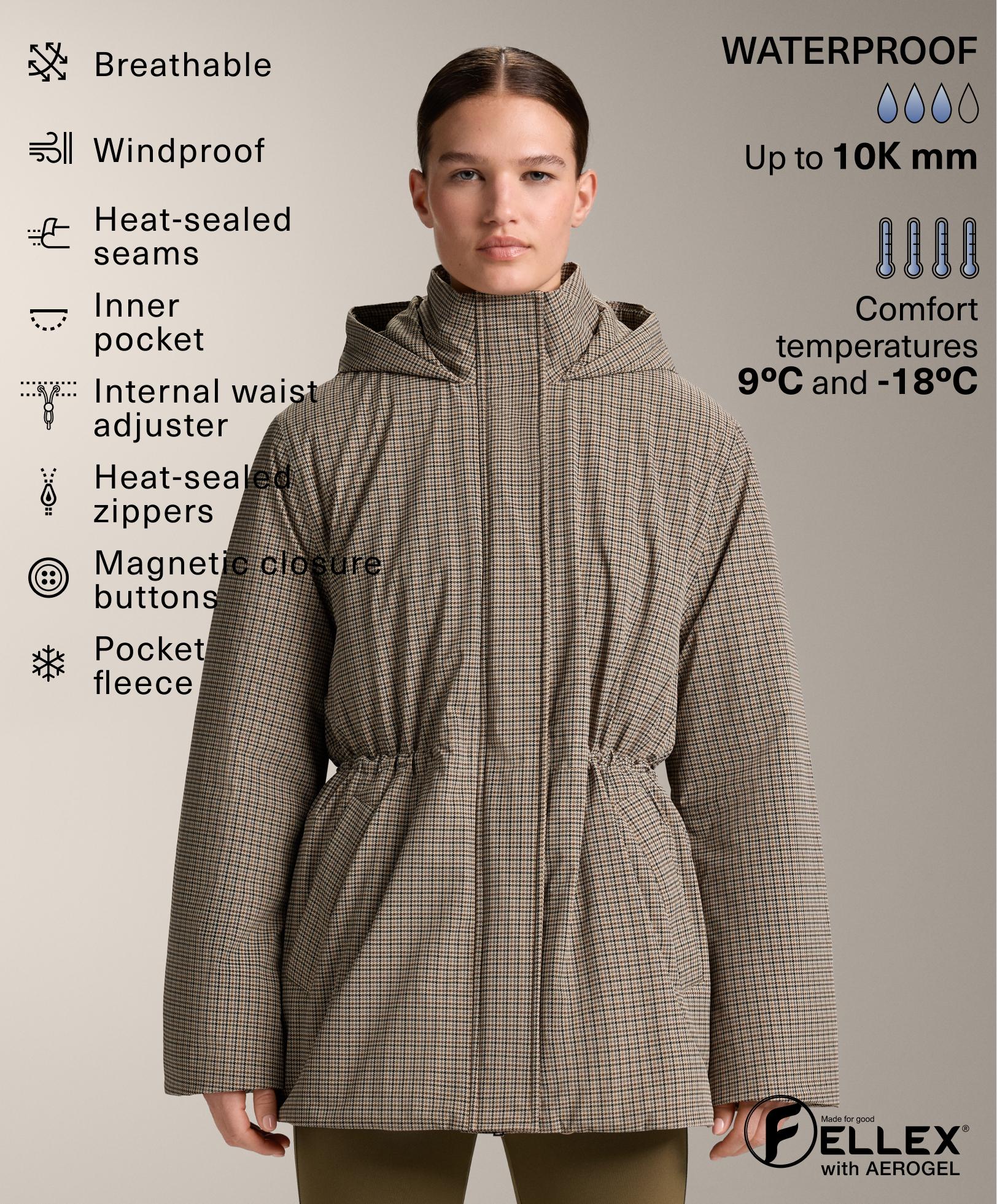 Водоустойчиво ватирано яке 10k FELLEX® с AEROGEL Водоустойчиво ватирано яке 10k FELLEX® с AEROGEL