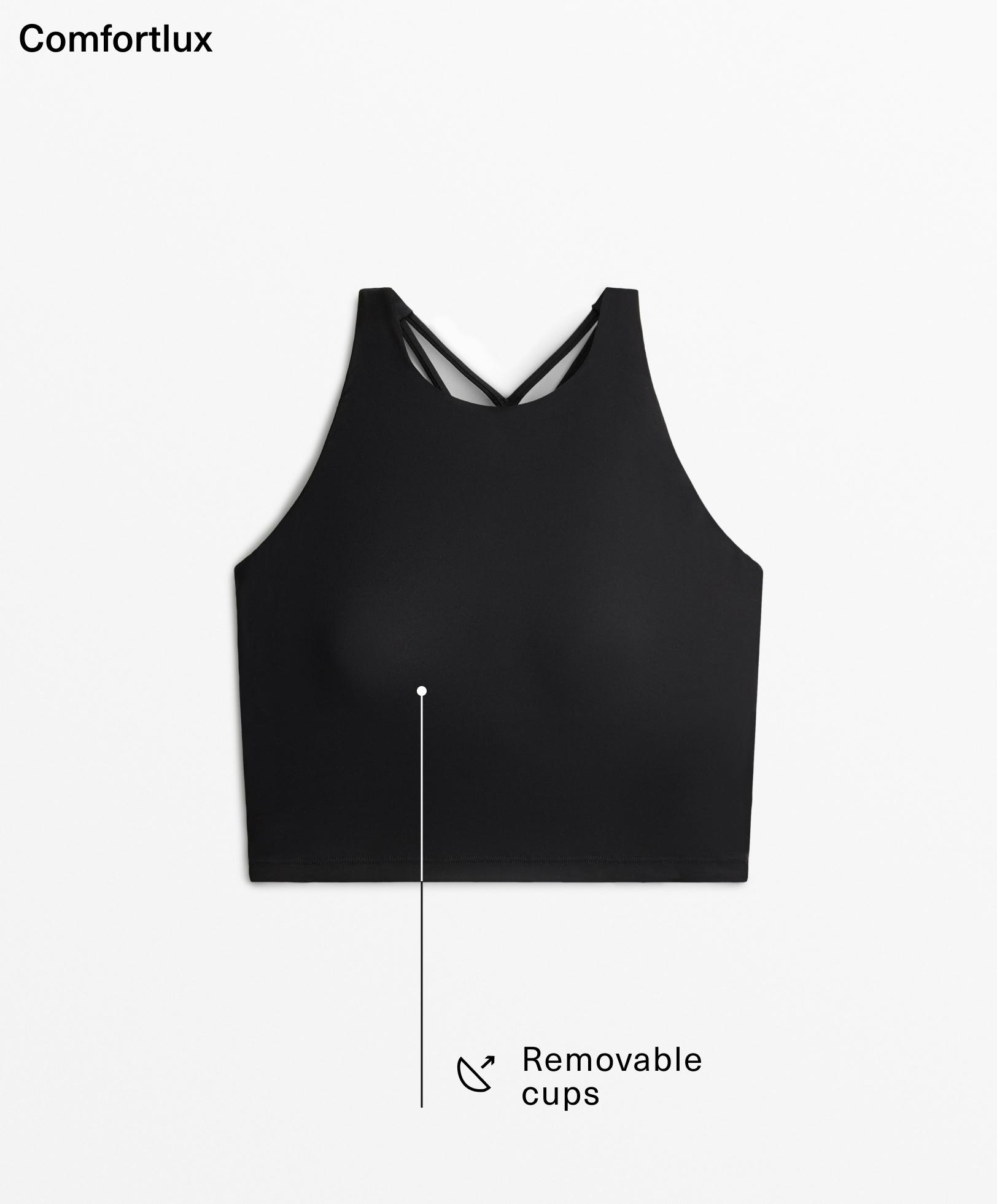 Tank top comfortlux cu bretele și cupe