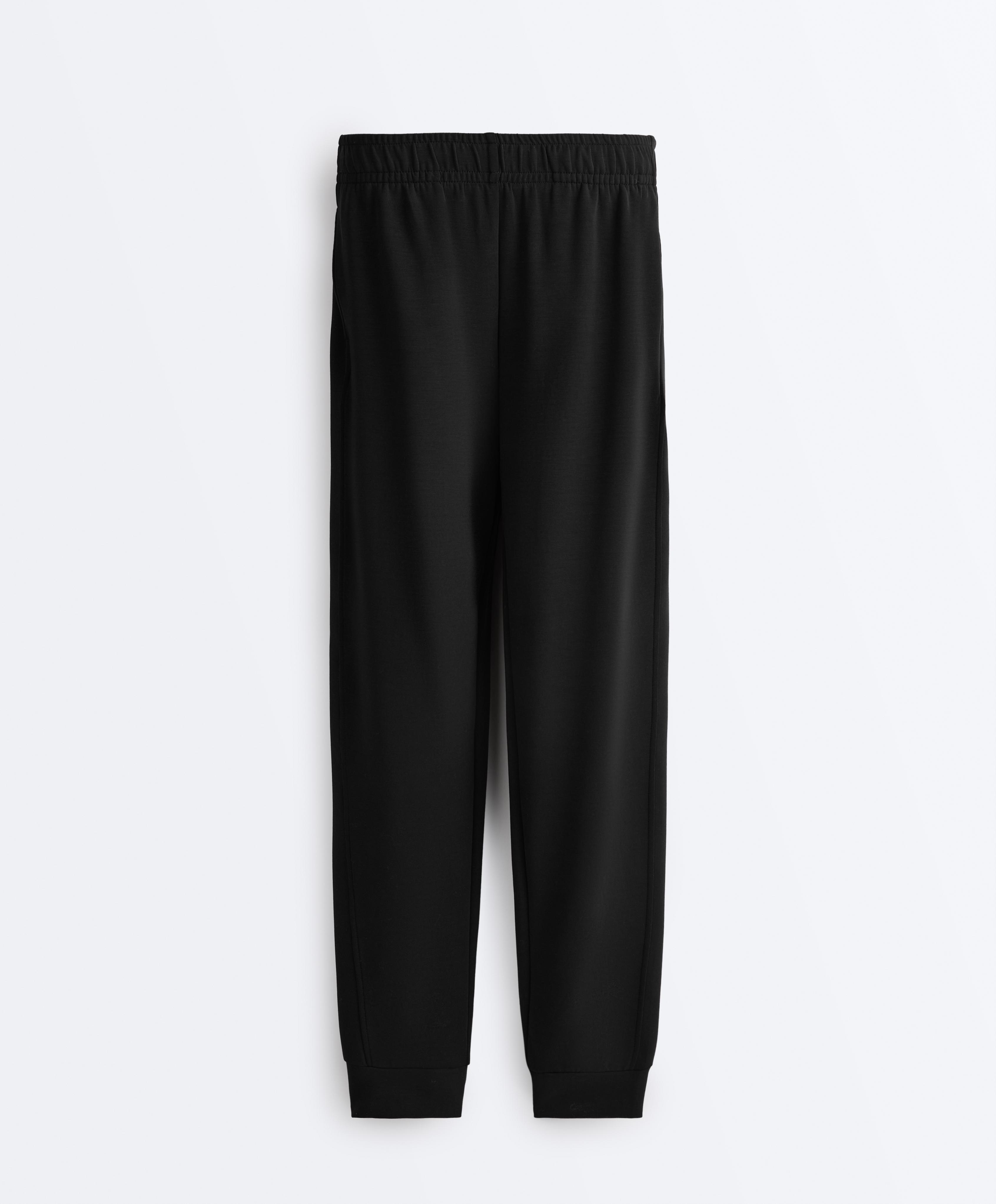 Joggers with modal — BLACK
