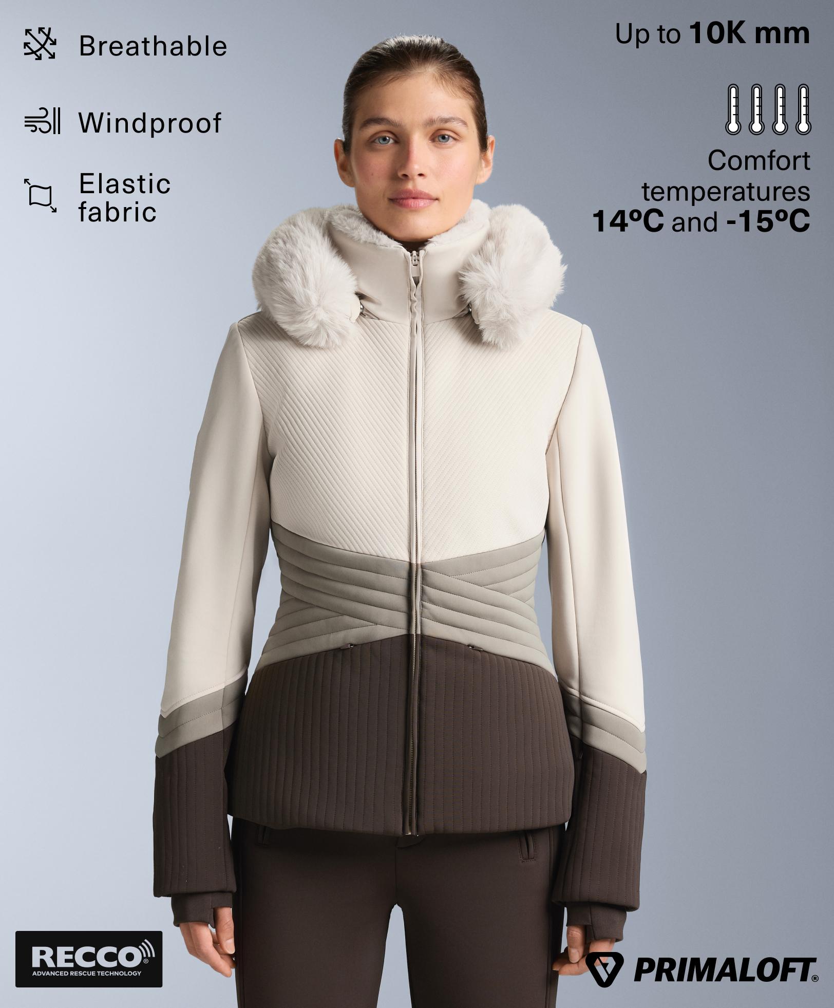 Super-fitted water-resistant colour-block Primaloft® SKI jacket Super-fitted water-resistant colour-block Primaloft® SKI jacket