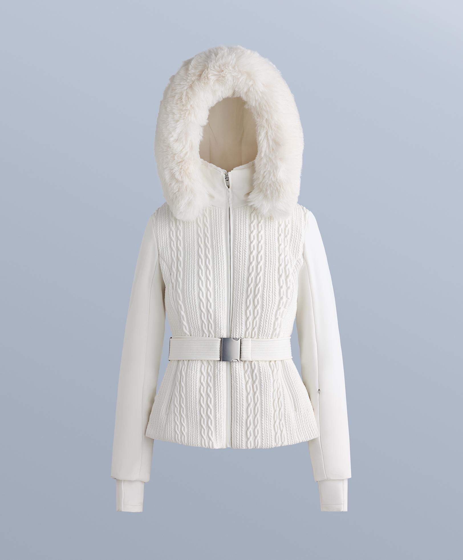 Primaloft® SKI super-slim fit water-resistant jacket — WHITE