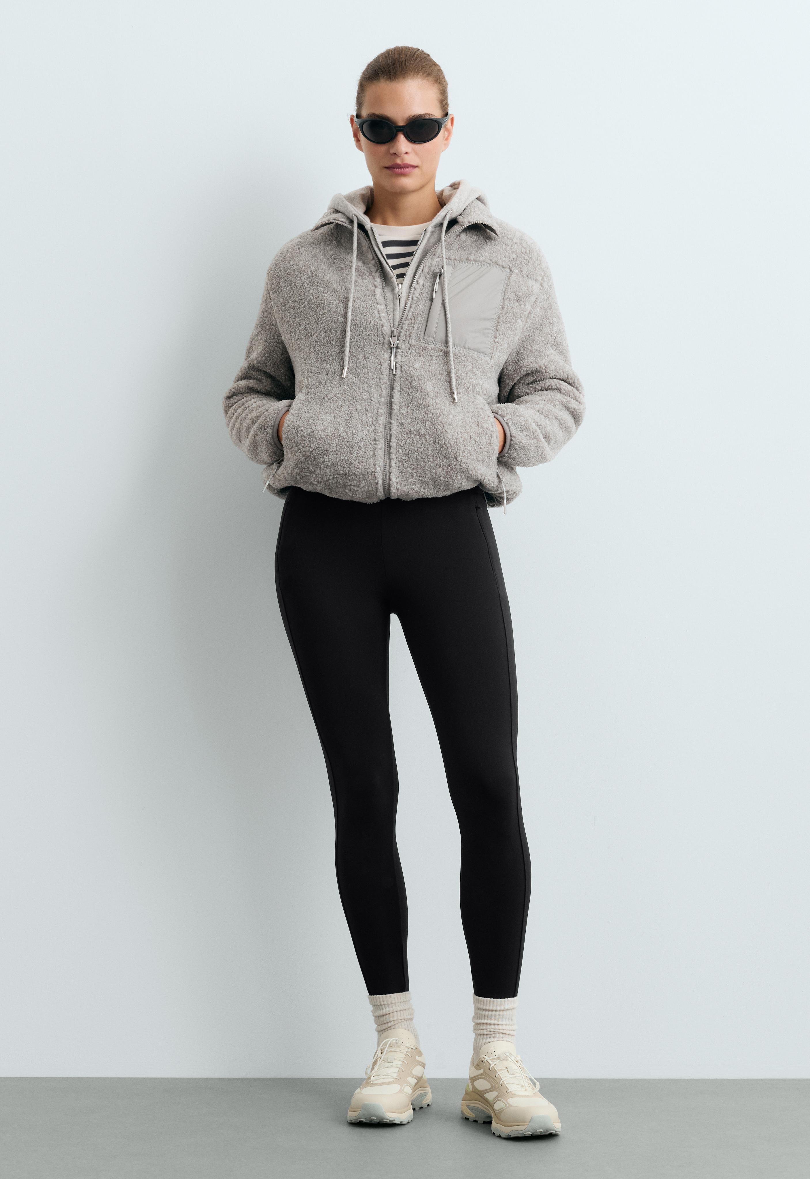 Leggings ankle-length High rise Warm zip pockets 70cm Leggings ankle-length High rise Warm zip pockets 70cm