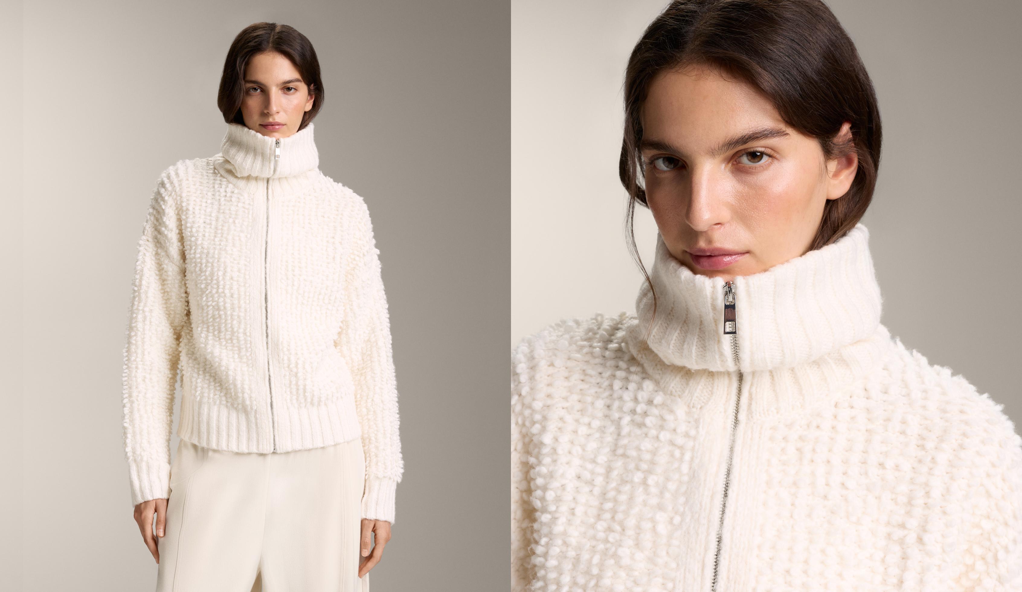 Textured knit jacket Textured knit jacket