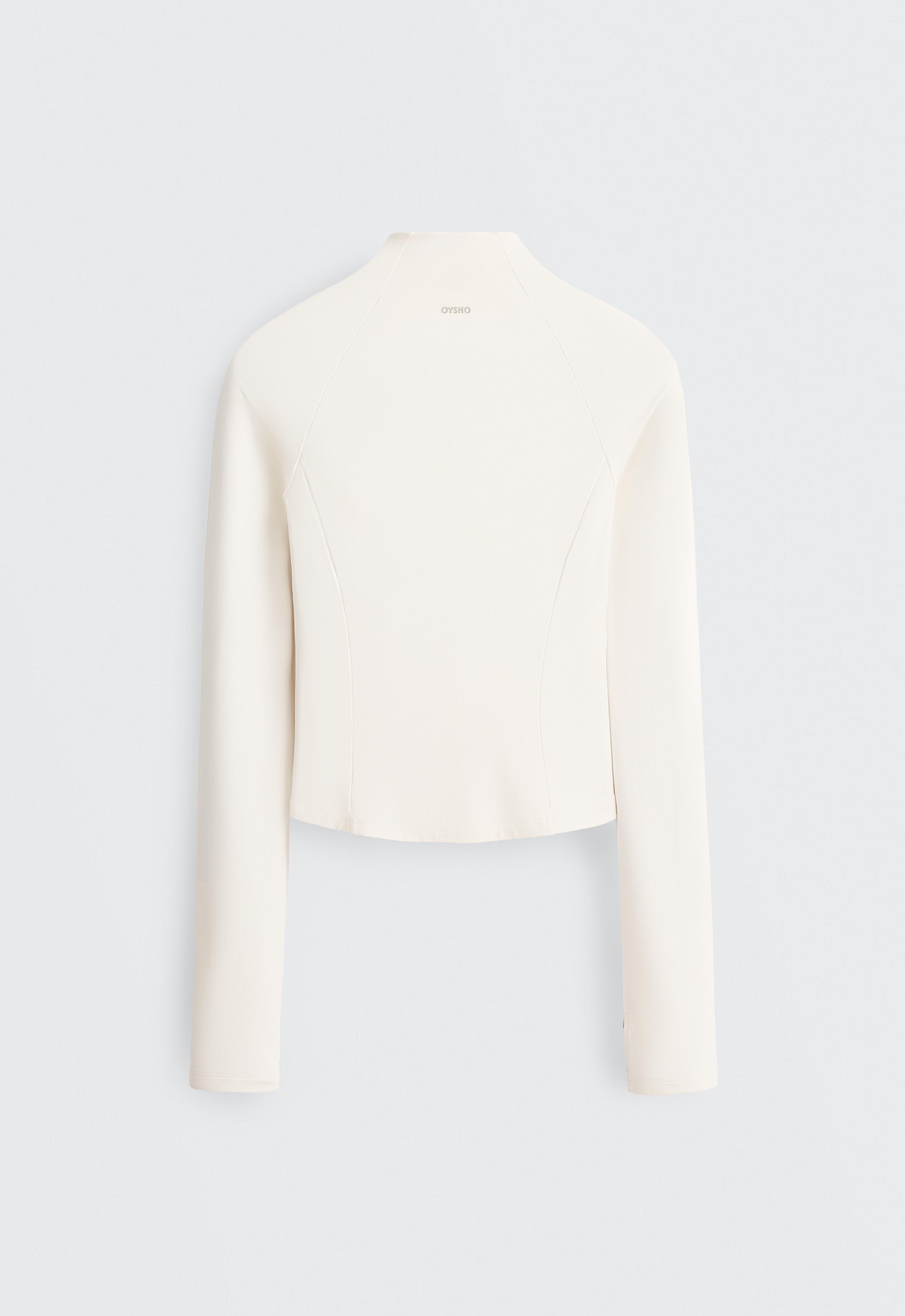 Light warm technical jacket — PALE ECRU