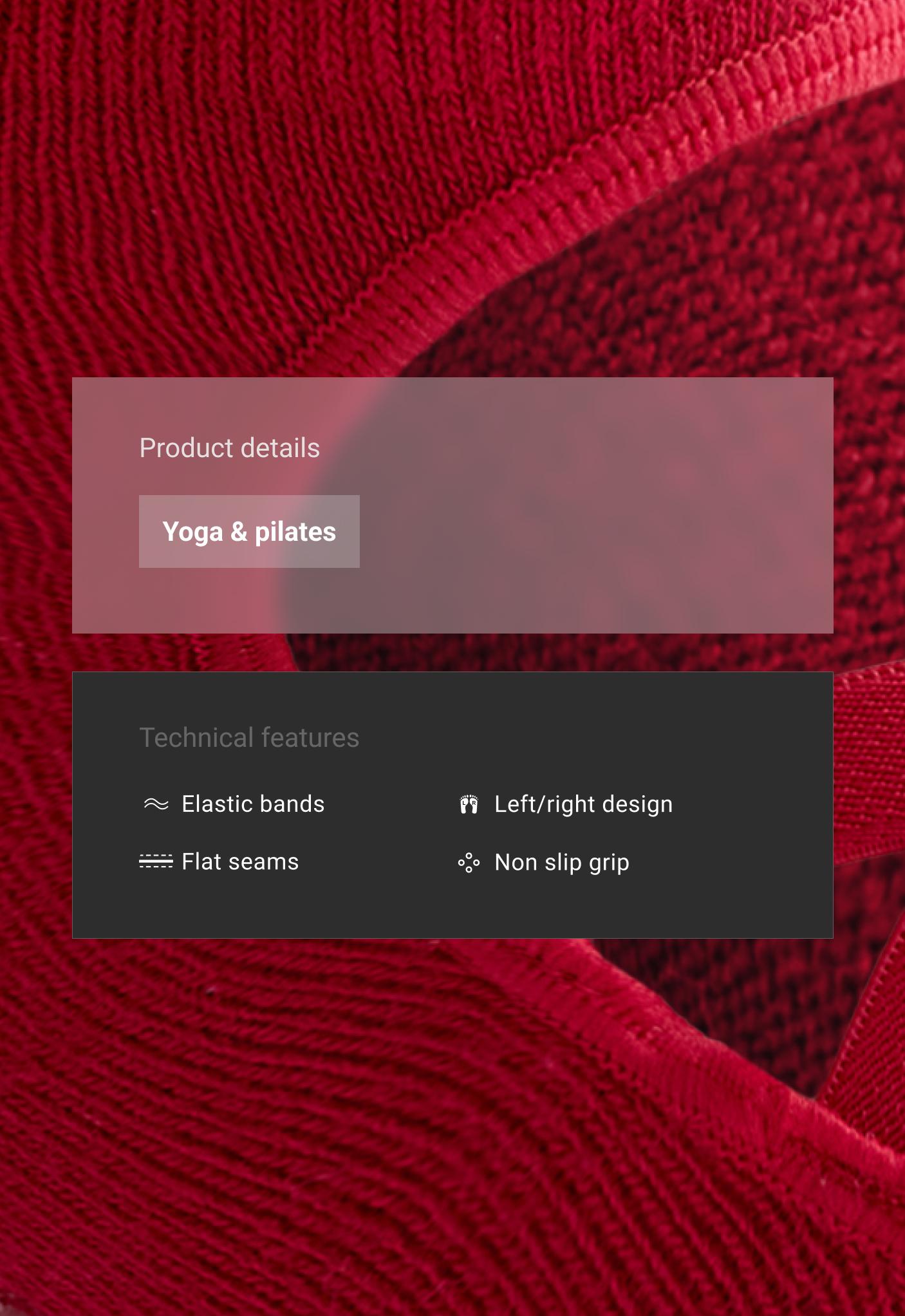 2 ζευγάρια sneaker κάλτσες yoga και pilates