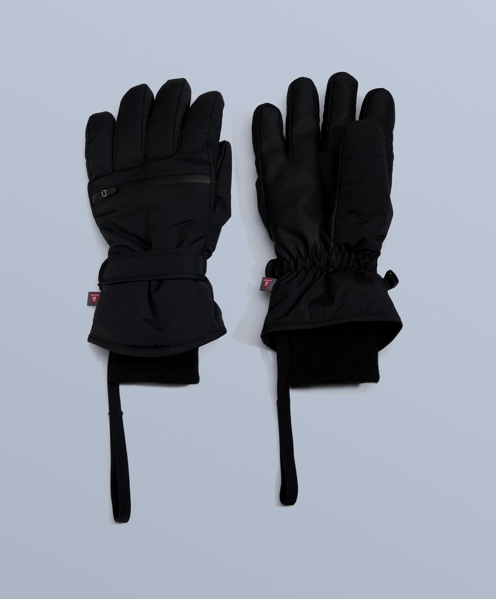 Technical SKI Primaloft® Gloves — BLACK