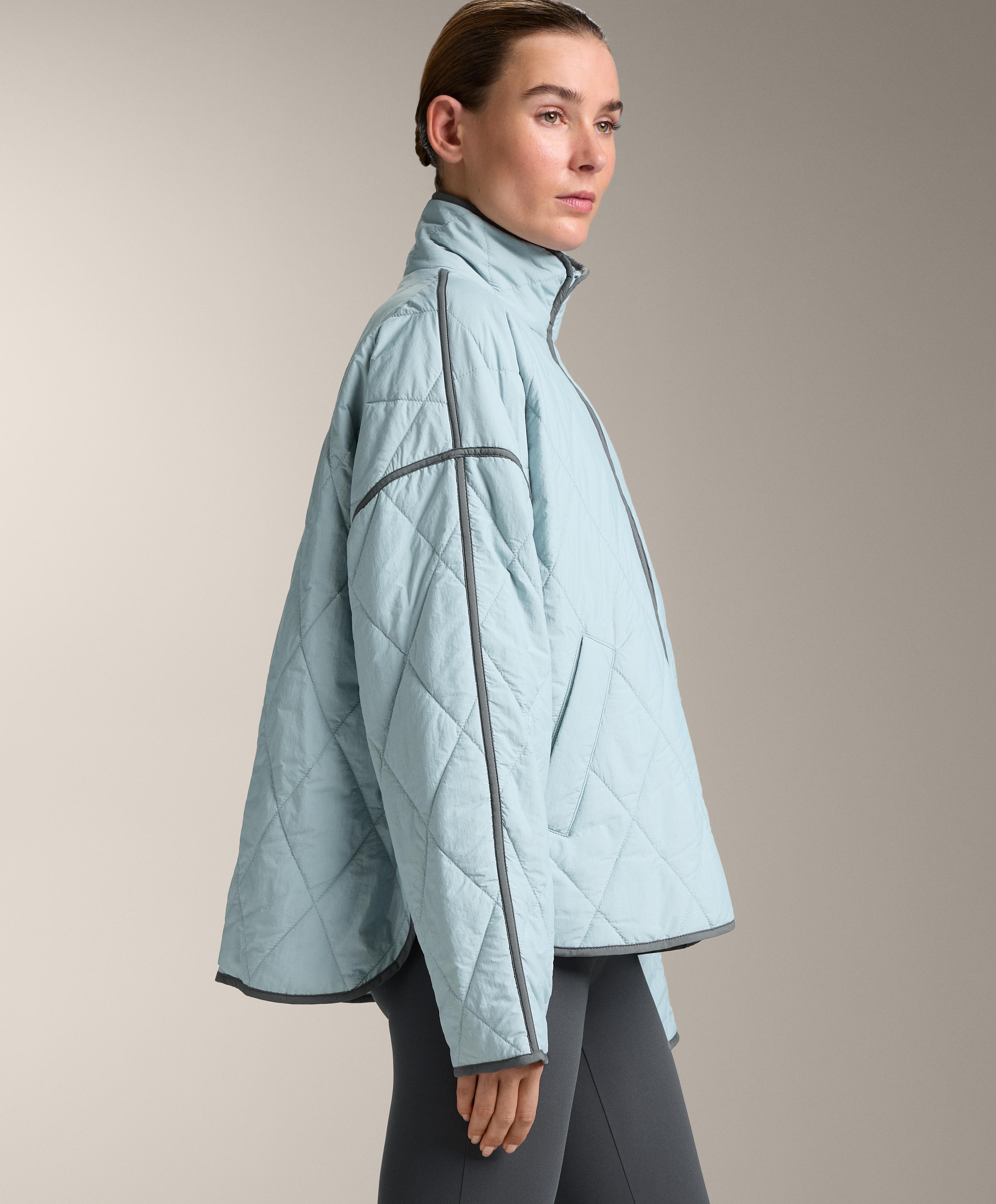 Water-repellent FELLEX® AEROGEL padded jacket — DUSTY-BLUE