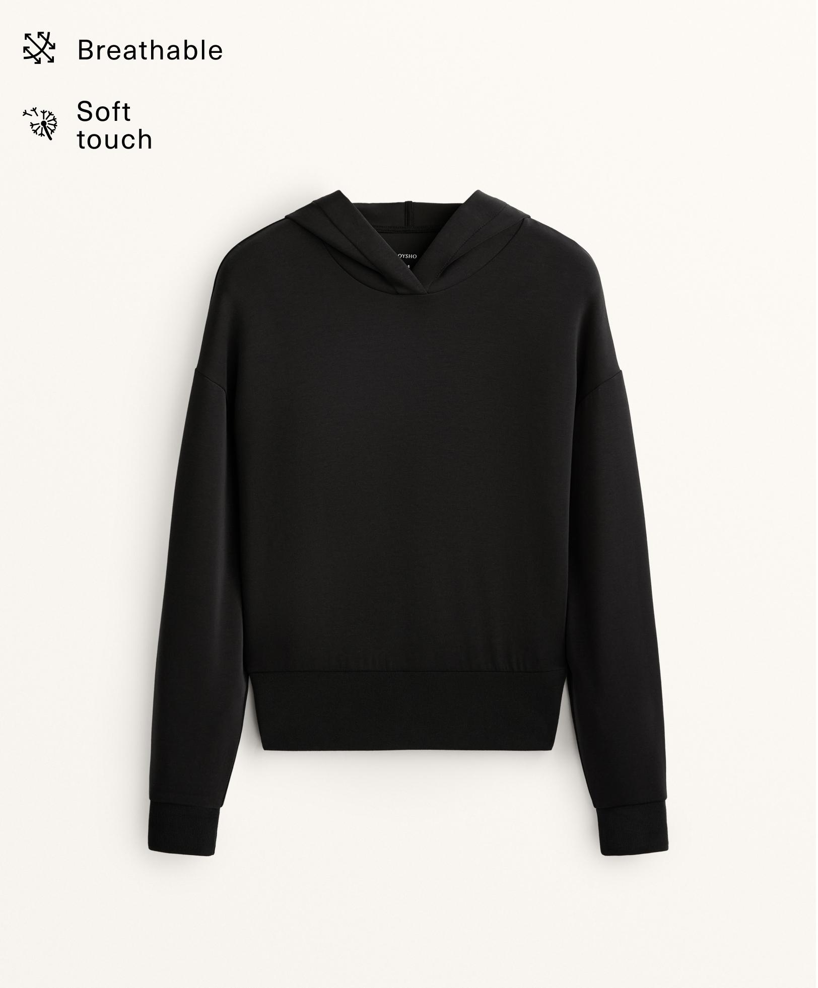 Soft touch modal hooded sweatshirt Soft touch modal hooded sweatshirt