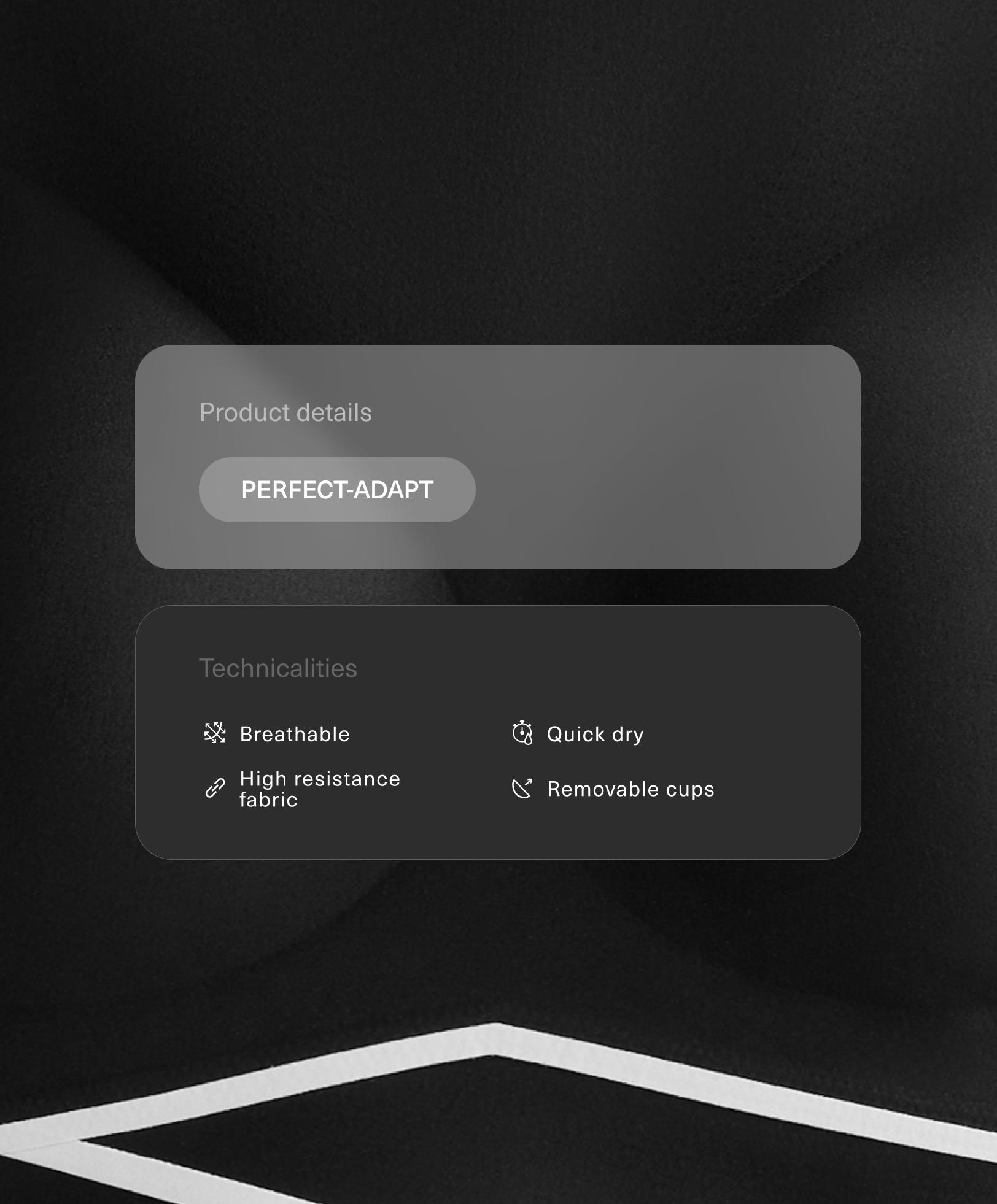 Tank top Perfect-adapt à bande croisée