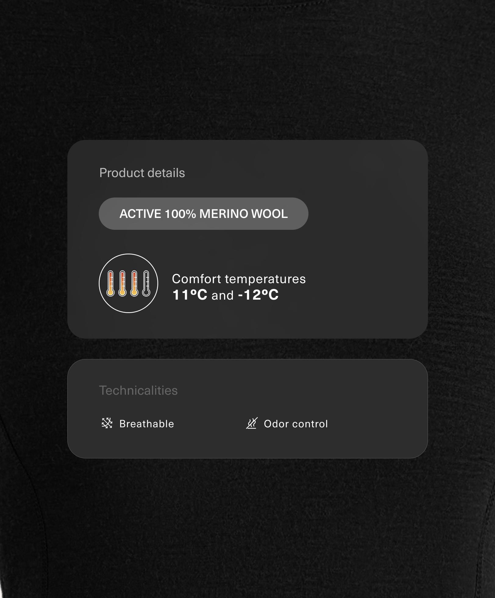 Seamless merino wool base layer T-shirt - Sale Seamless merino wool base layer T-shirt - Sale