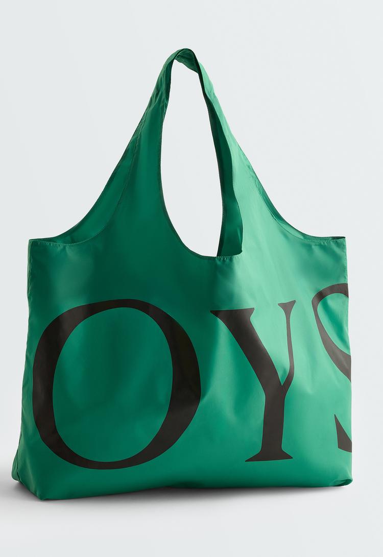 OYSHO Packable Bag — GREEN