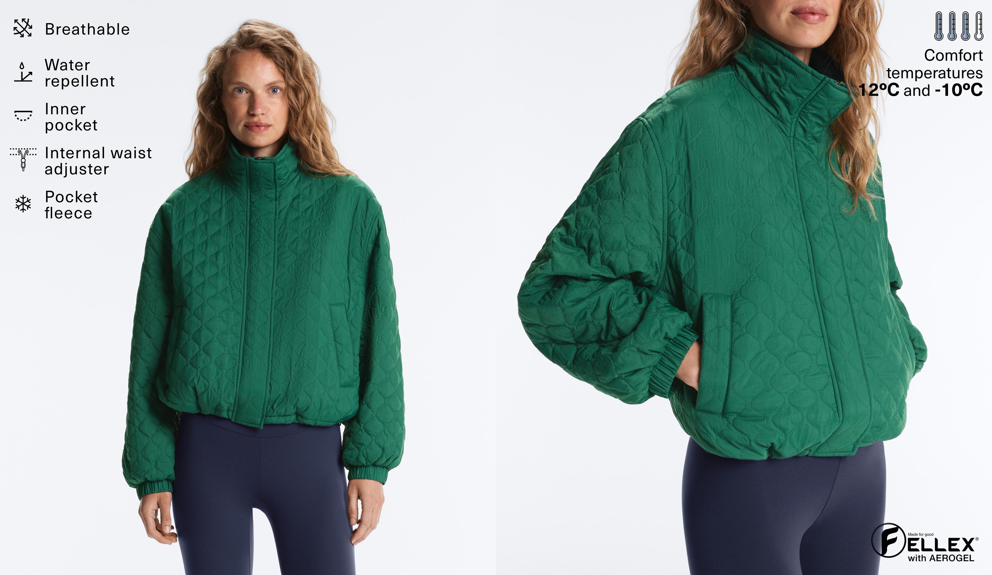 Short FELLEX® AEROGEL padded jacket Short FELLEX® AEROGEL padded jacket