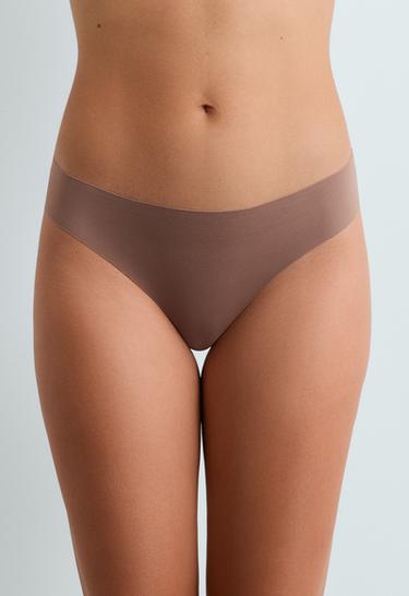5 cotton blend seamless classic bikini briefs — PALE PINK 2
