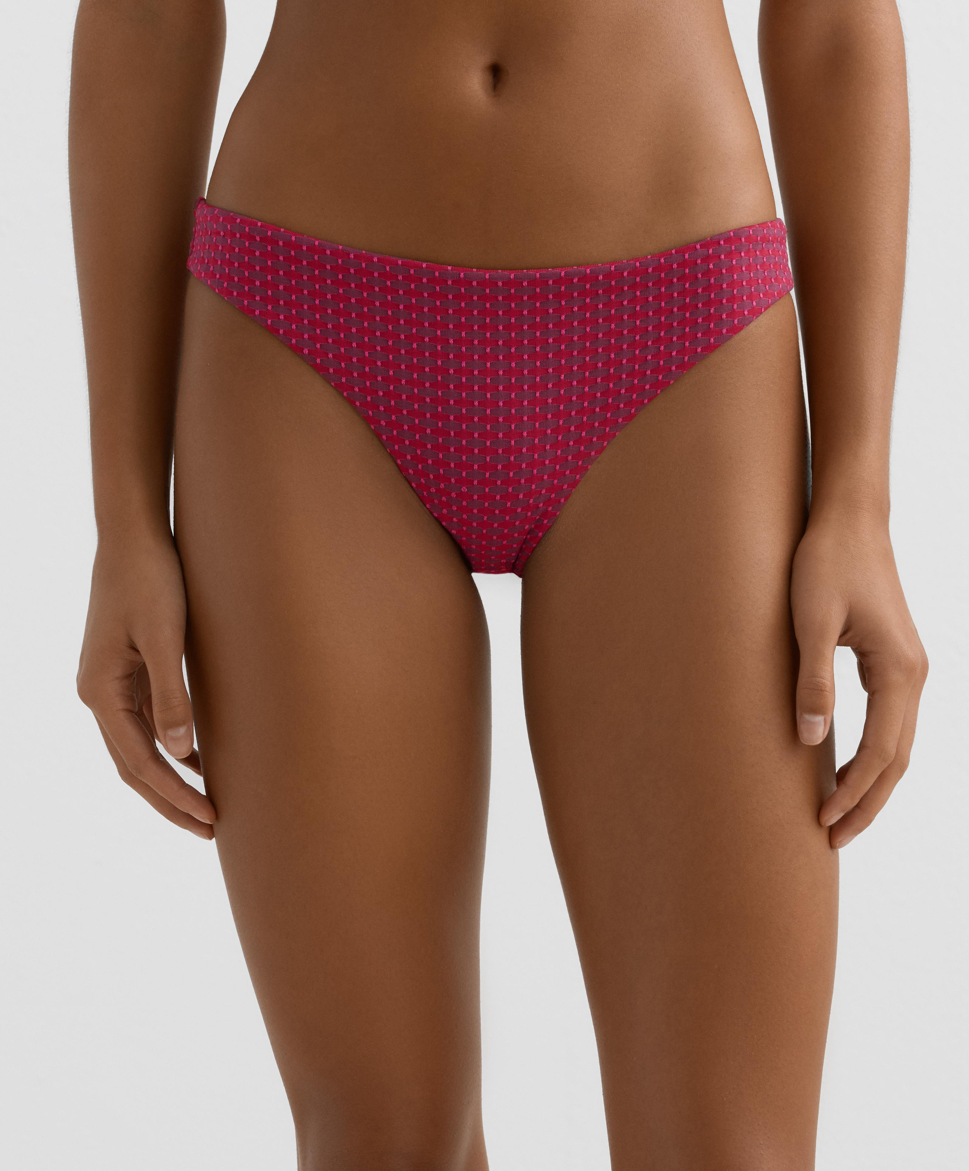 Bikini braga clásica jacquard geométrico