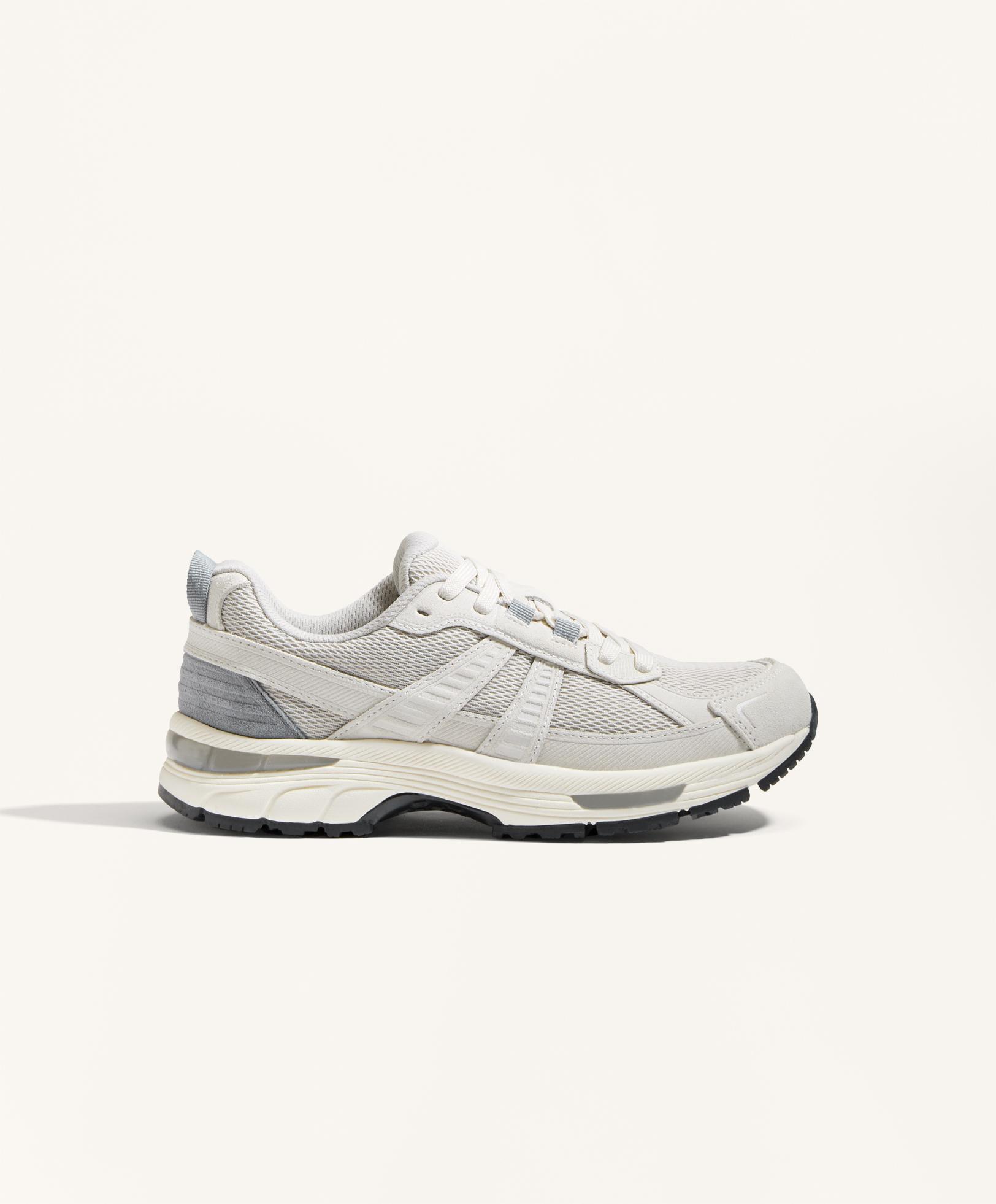 Running-style split-leather trainers Running-style split-leather trainers