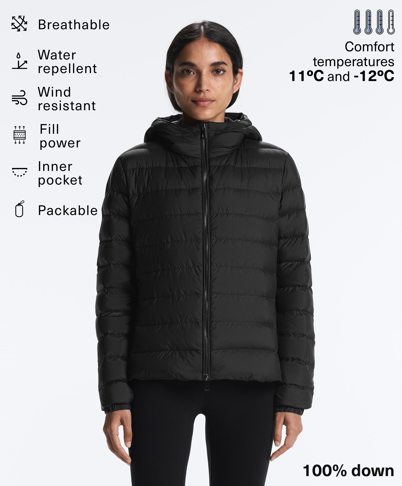 Packable 100% down short puffer jacket Packable 100% down short puffer jacket