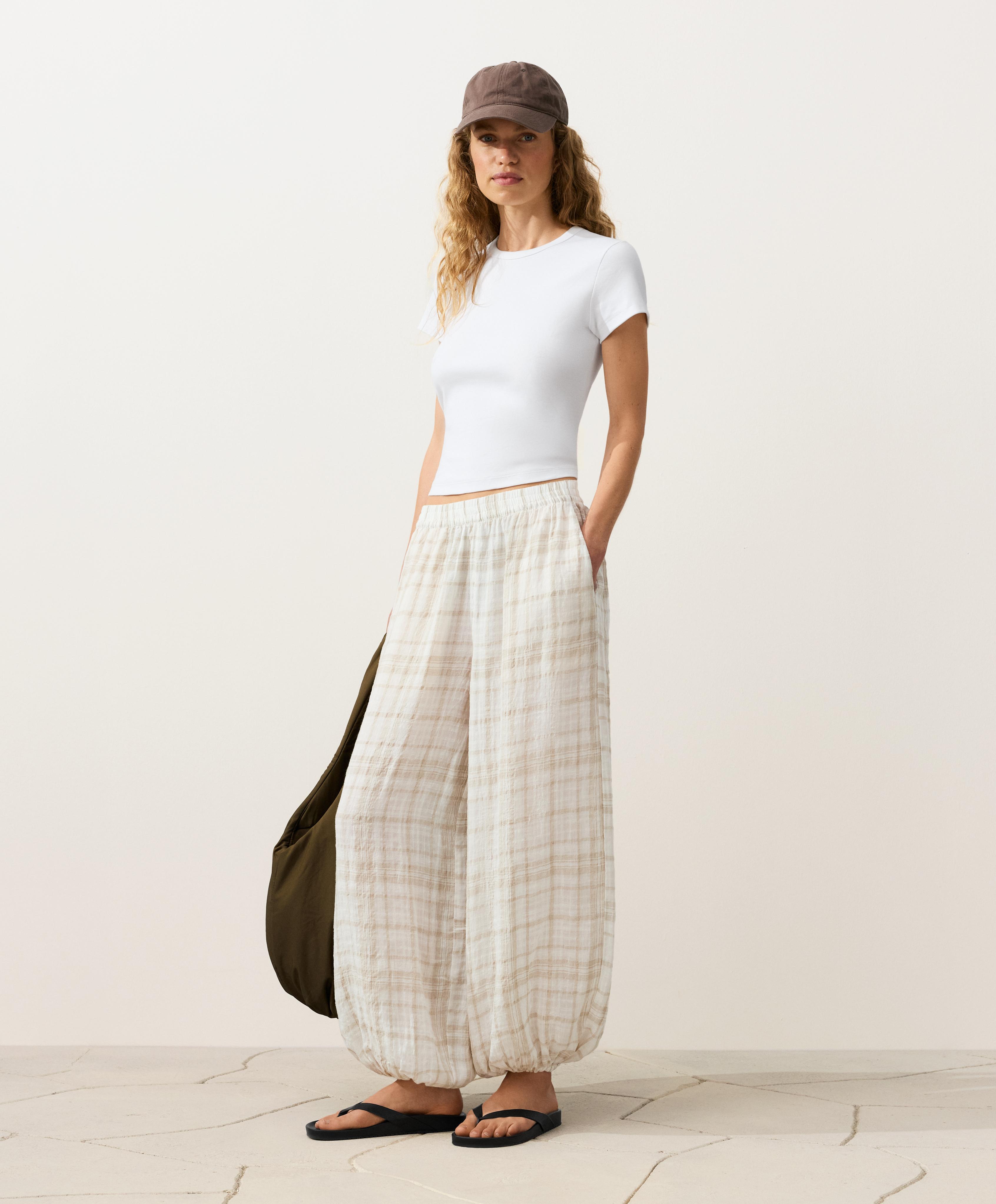 100% linen bloomer trousers 100% linen bloomer trousers