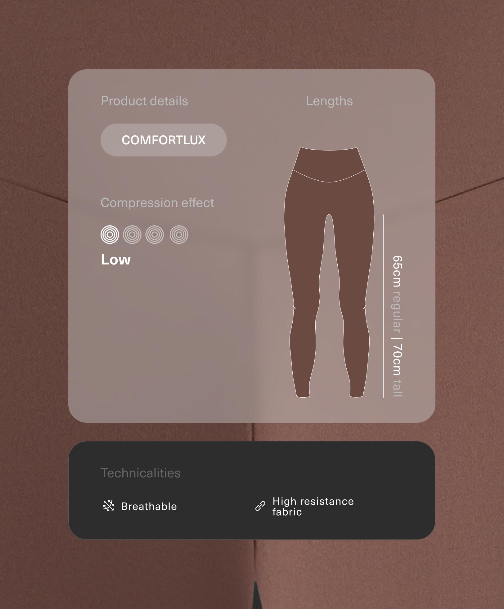 Comfortlux high-rise ankle-length leggings