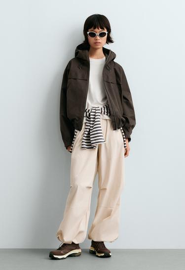 Multi-piece contrast freetime trainers — BROWN 6