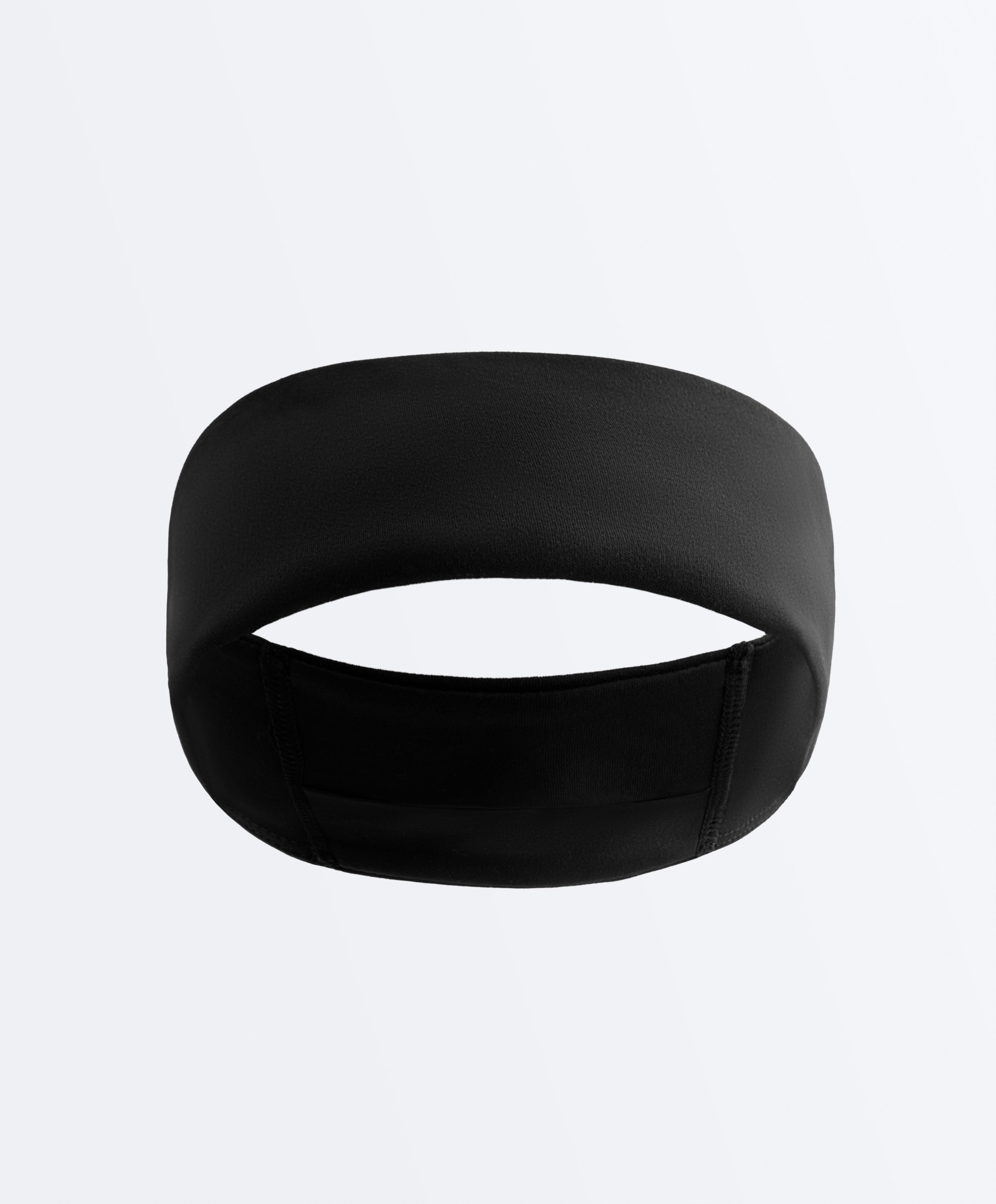 7cm reflective adjustable sports headband — BLACK